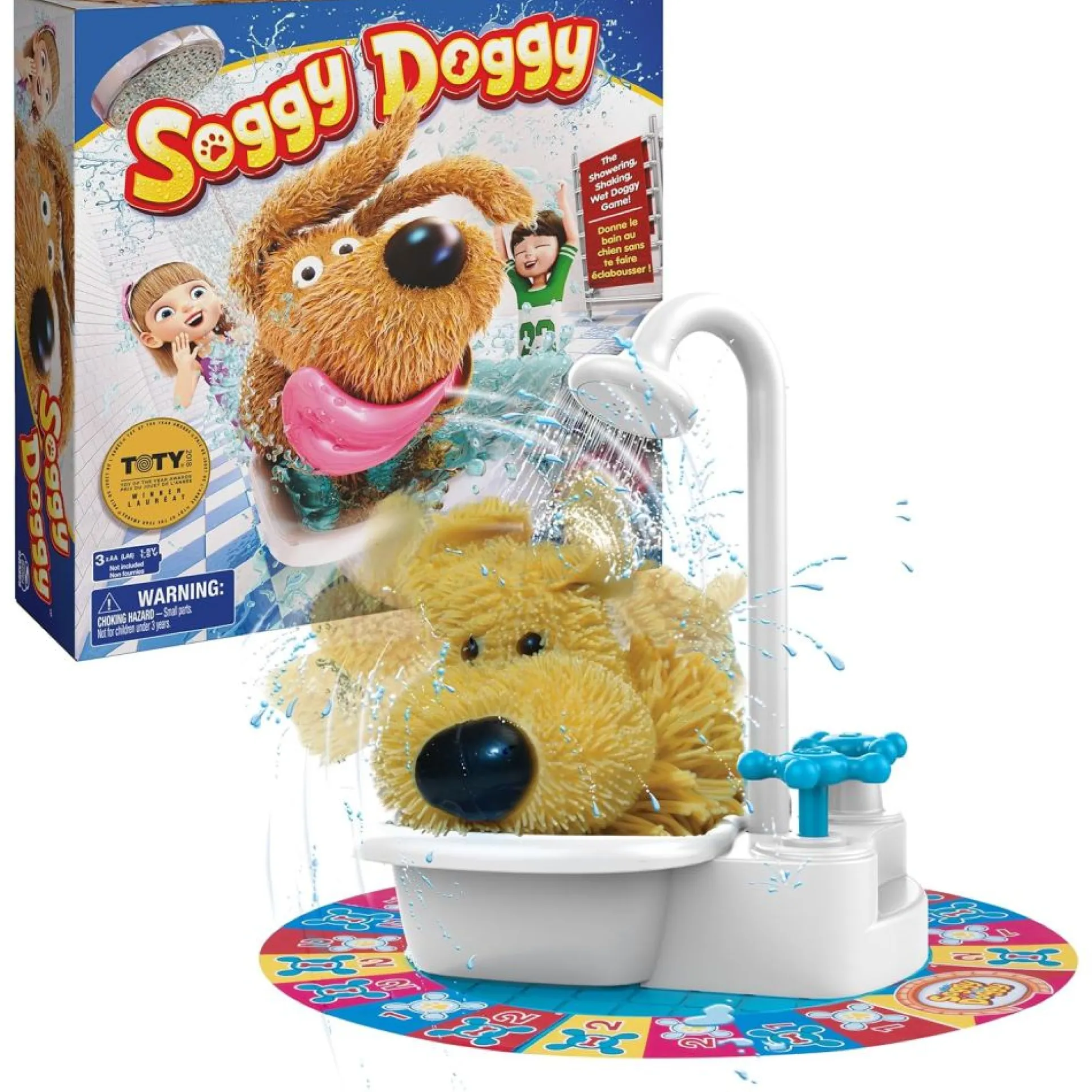Soggy Doggy Suspense-Filled Bath Time Board Game