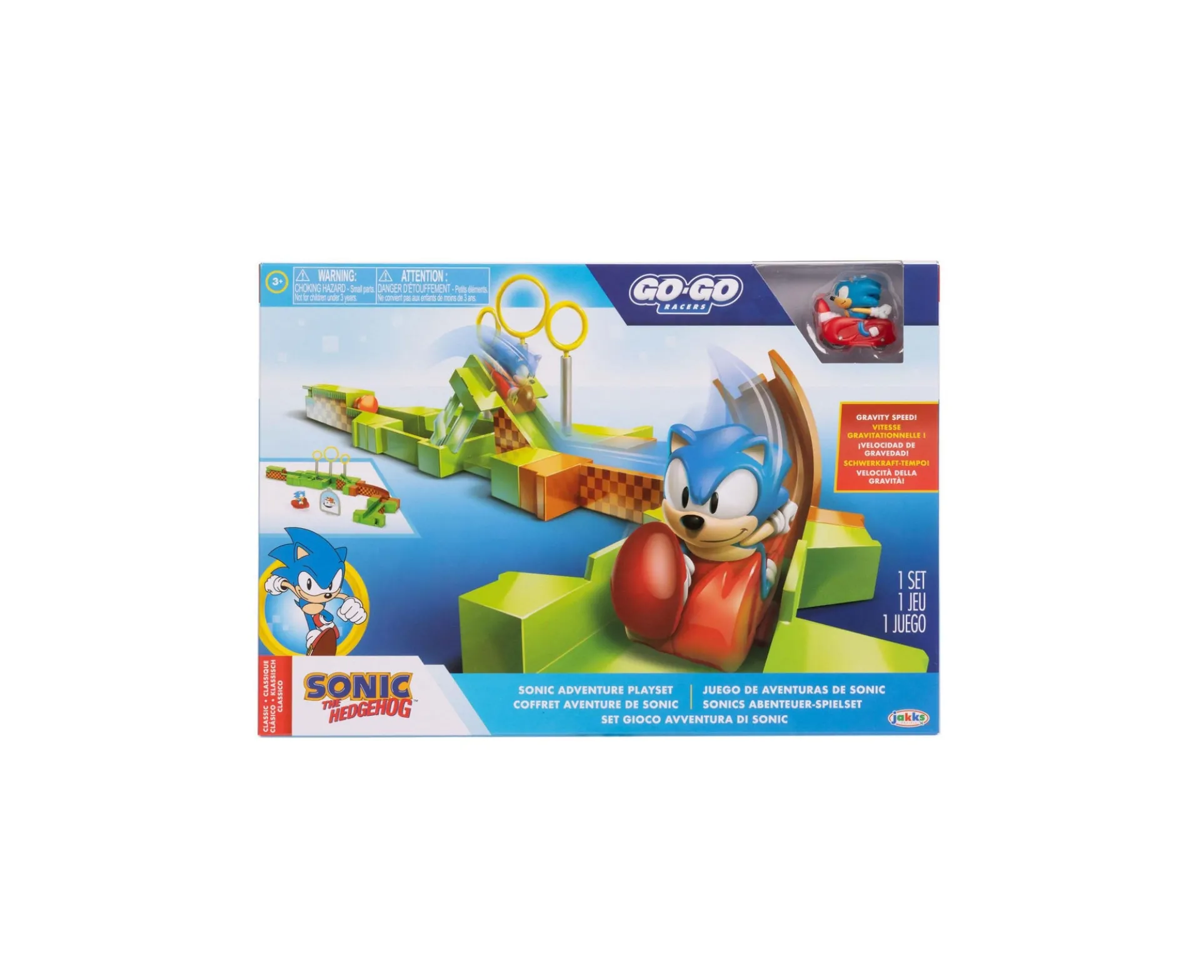 Sonic Go-Go Racers Launcher Playset with High-Speed Track