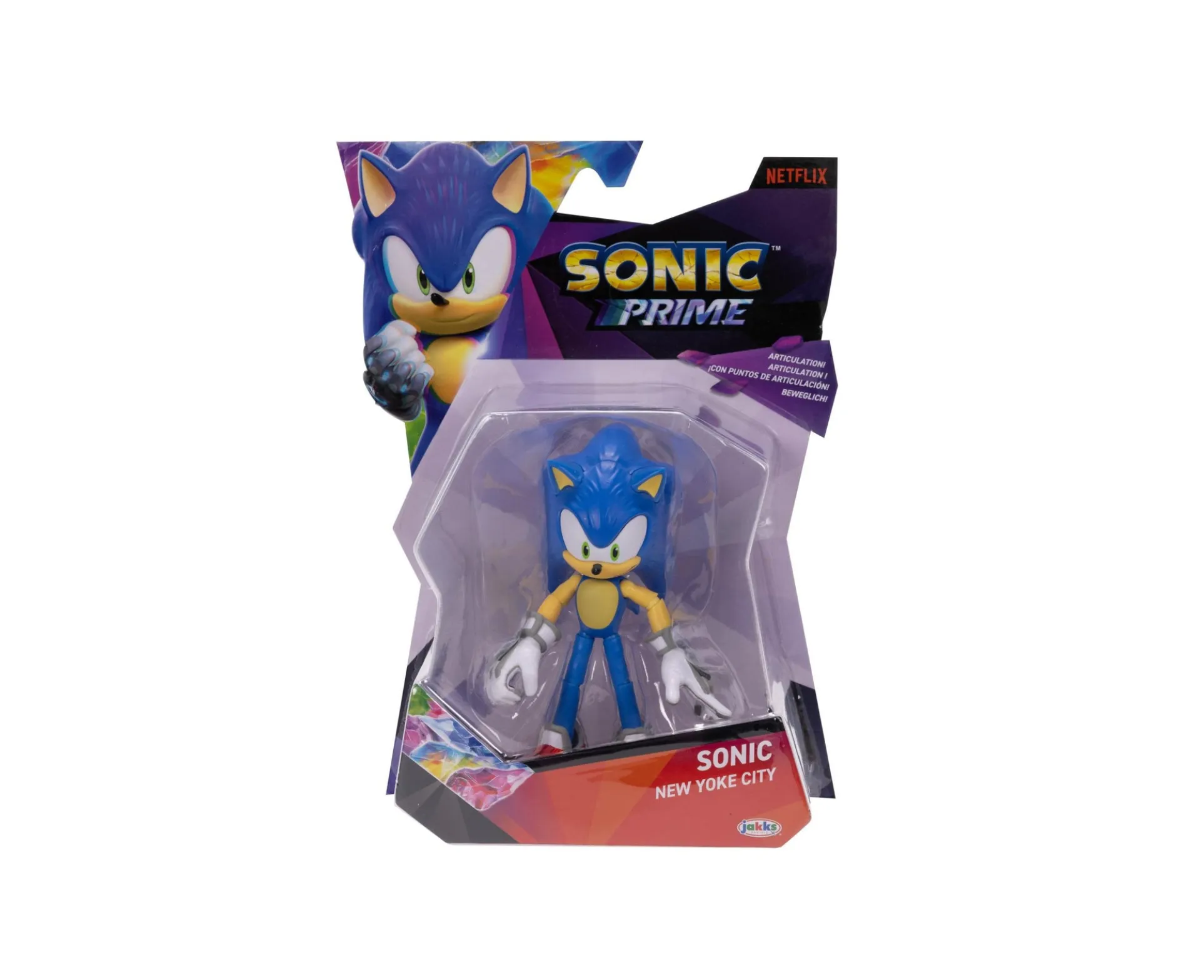 Sonic Prime 5-inch Articulated Action Figure - Sonic Trooper