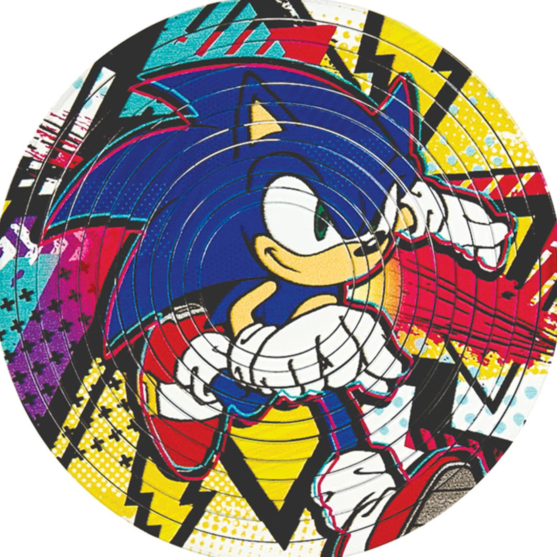 Sonic Speed Spin Flip Puzzle - 12 Ring Double-Sided Challenge