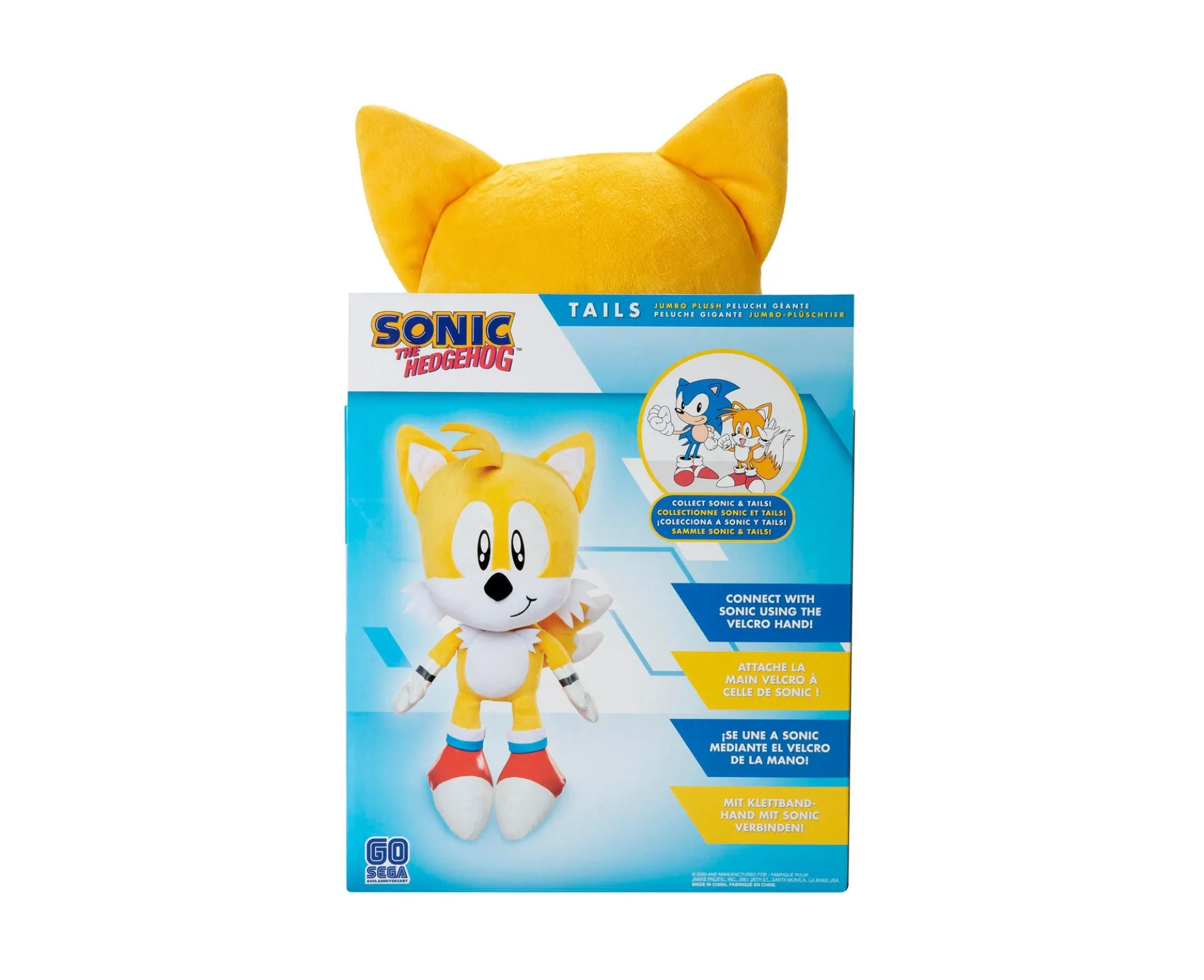 Sonic The Hedgehog Tails 18-inch Jumbo Plush - Character Collection