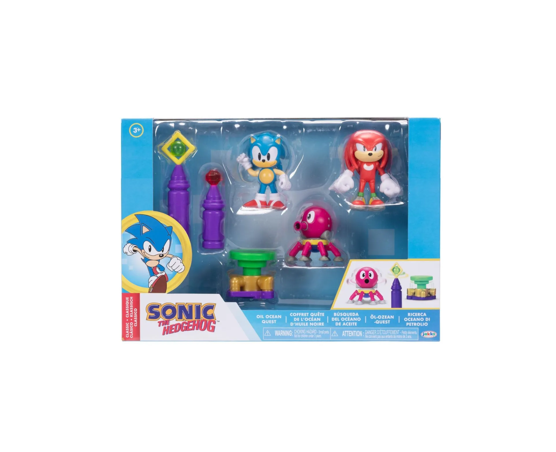 Sonic the Hedgehog 2.5" Oil Ocean Zone Adventure Set