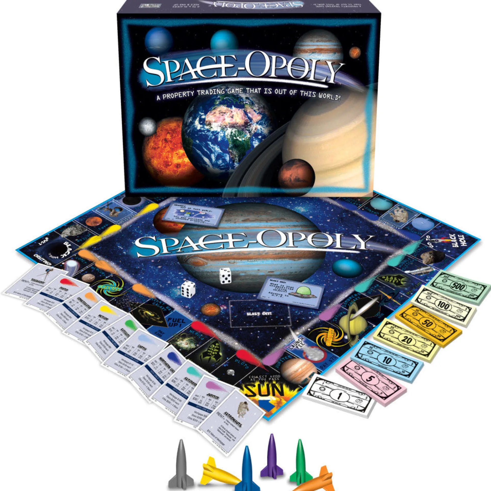 SPACEOPOLY Universe Exploration Board Game