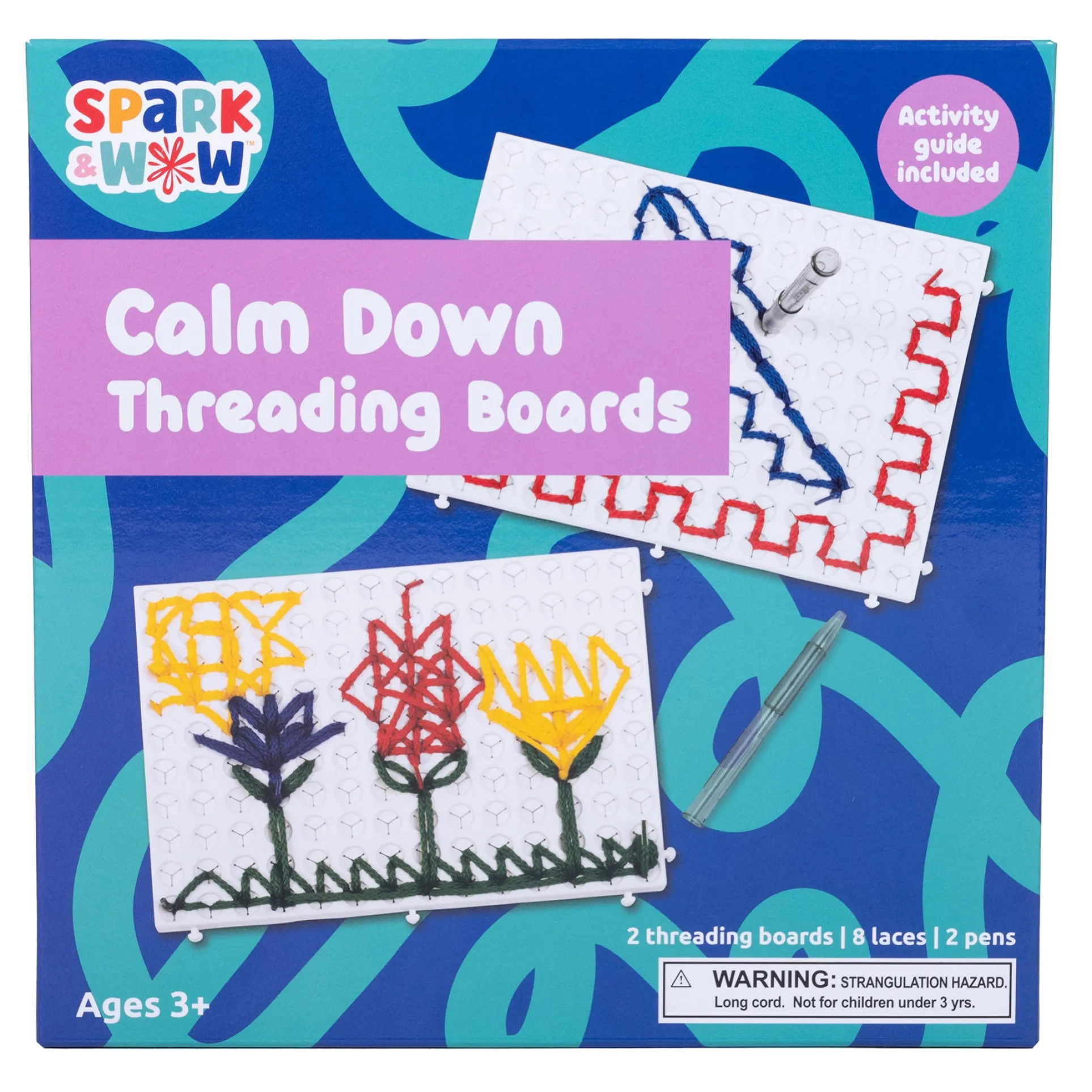 Spark & Wow Calm Down Threading Boards - Interactive Mindfulness Toy
