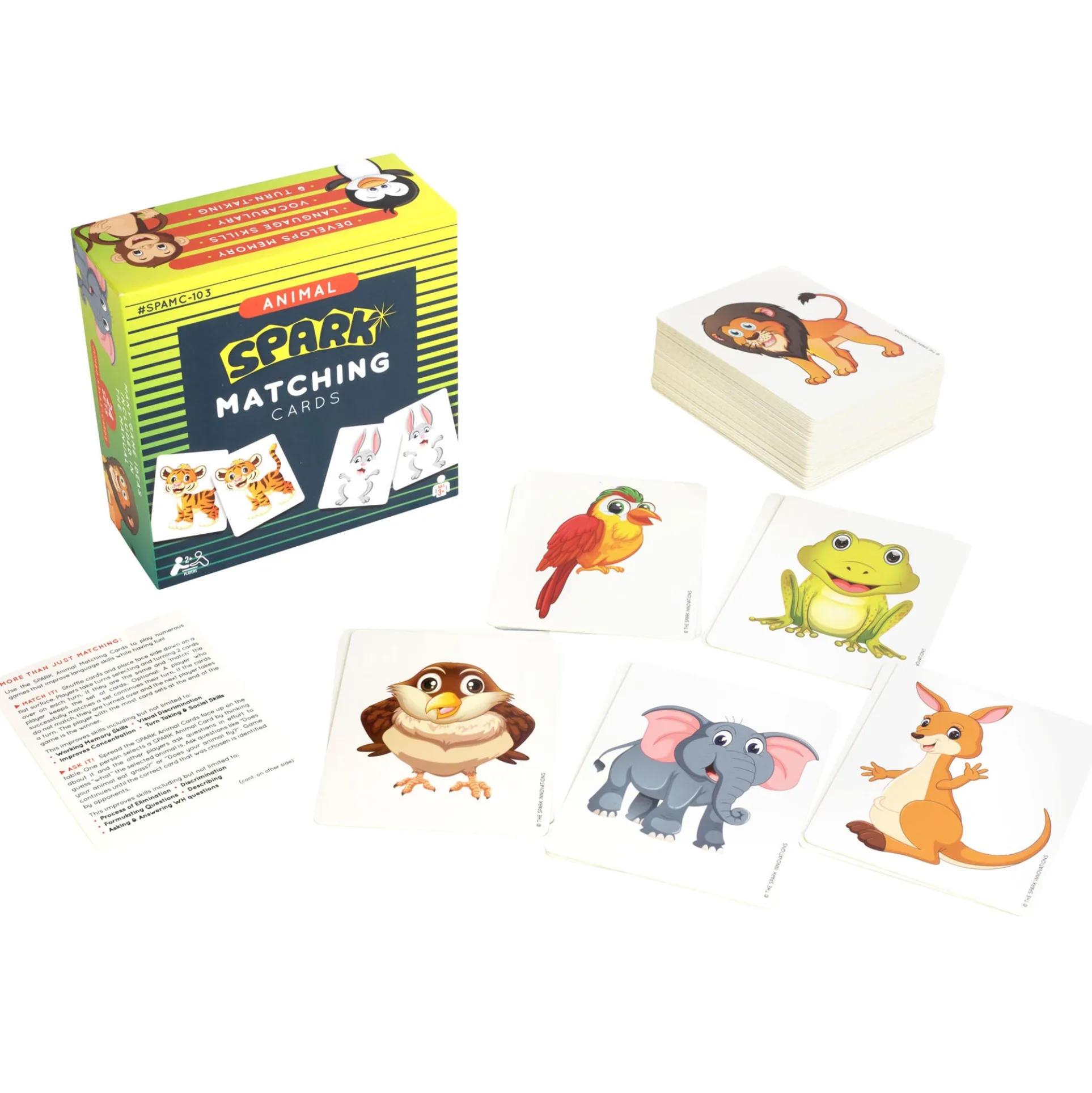Spark Innovations Animal Parade Memory Matching Game