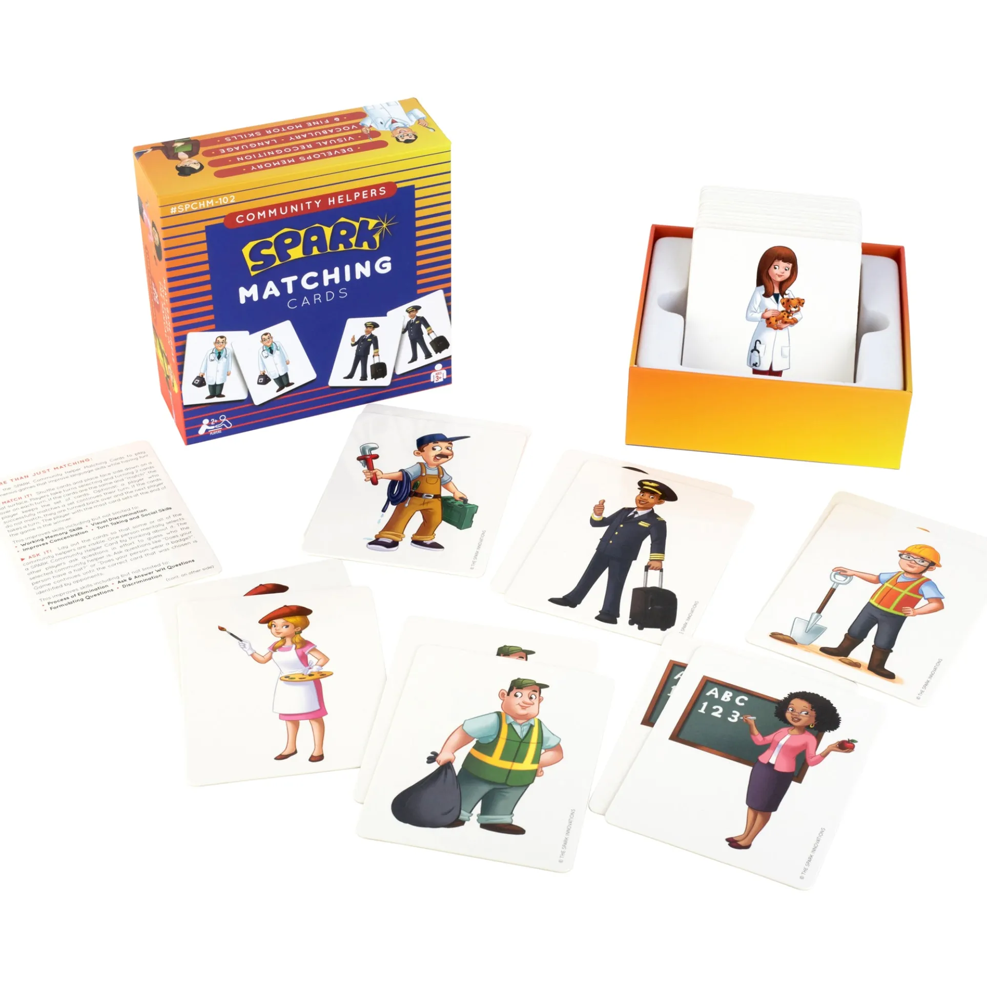 Spark Innovations Community Helpers Memory Matching Game