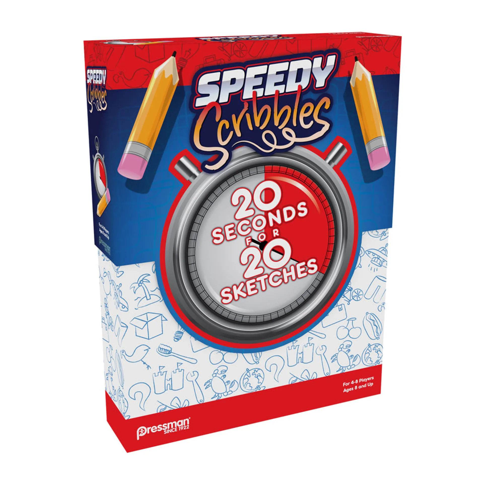 Speedy Scribbles Family Drawing Game by Pressman Toy
