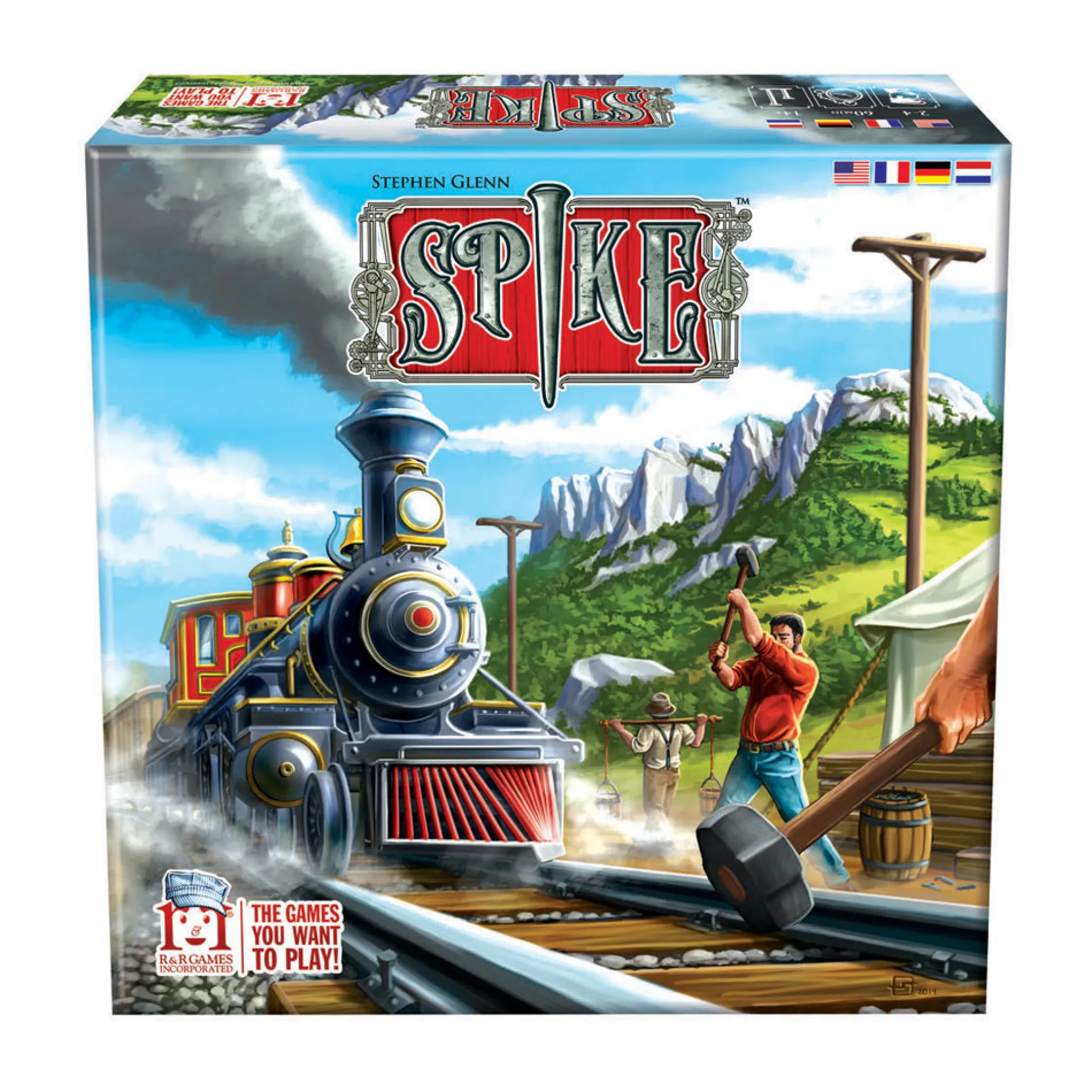 Spike Strategic Rail Network Board Game by R&R Games