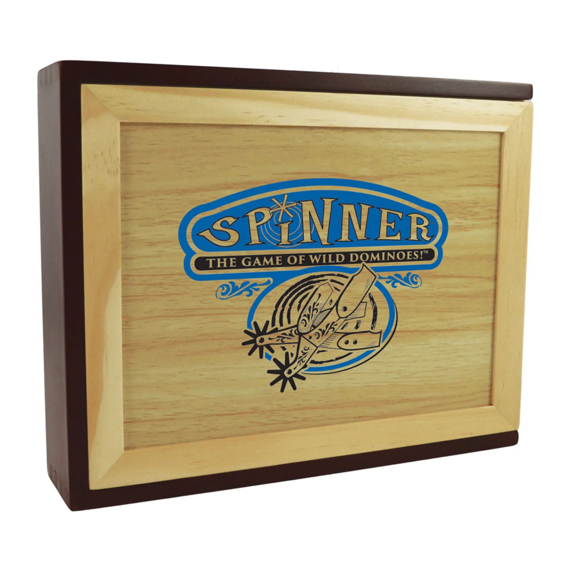 Spinner Wild Dominoes Game by Front Porch Classics