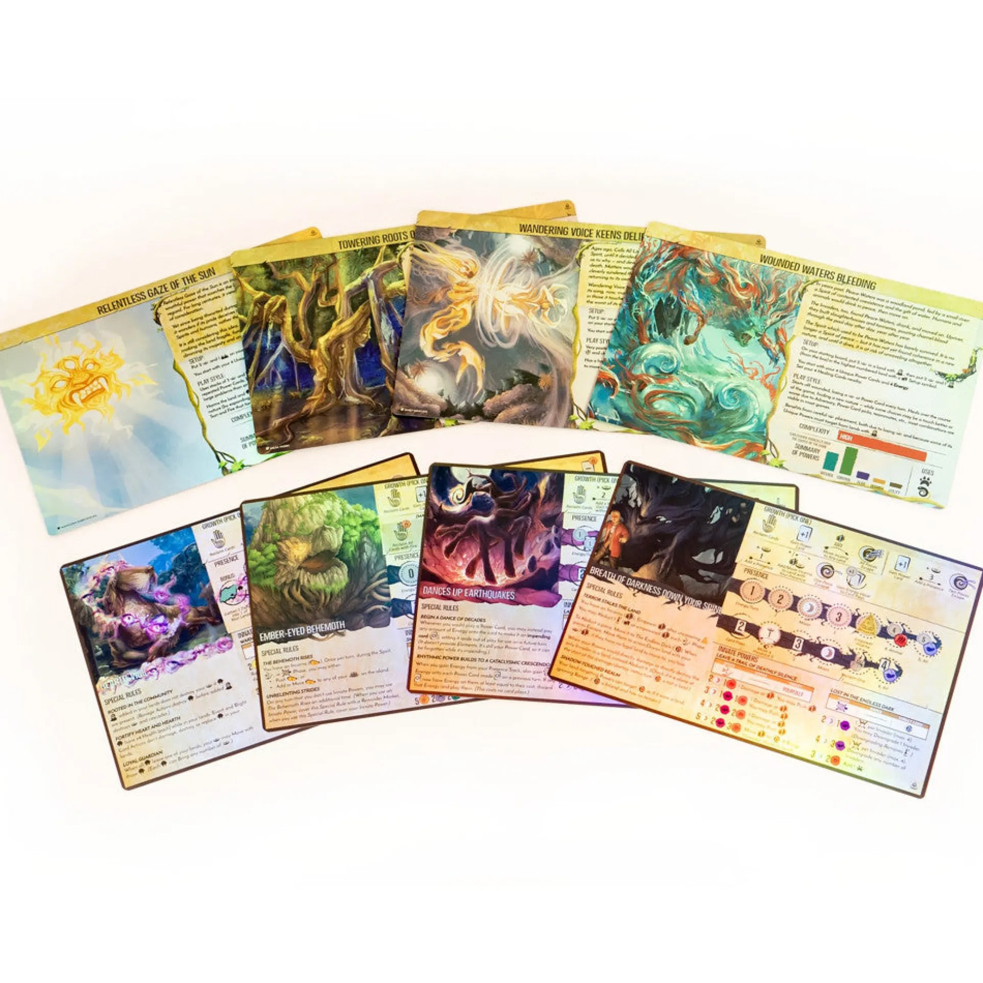 Spirit Island: Nature Incarnate - 8 Premium Foil Spirit Panels