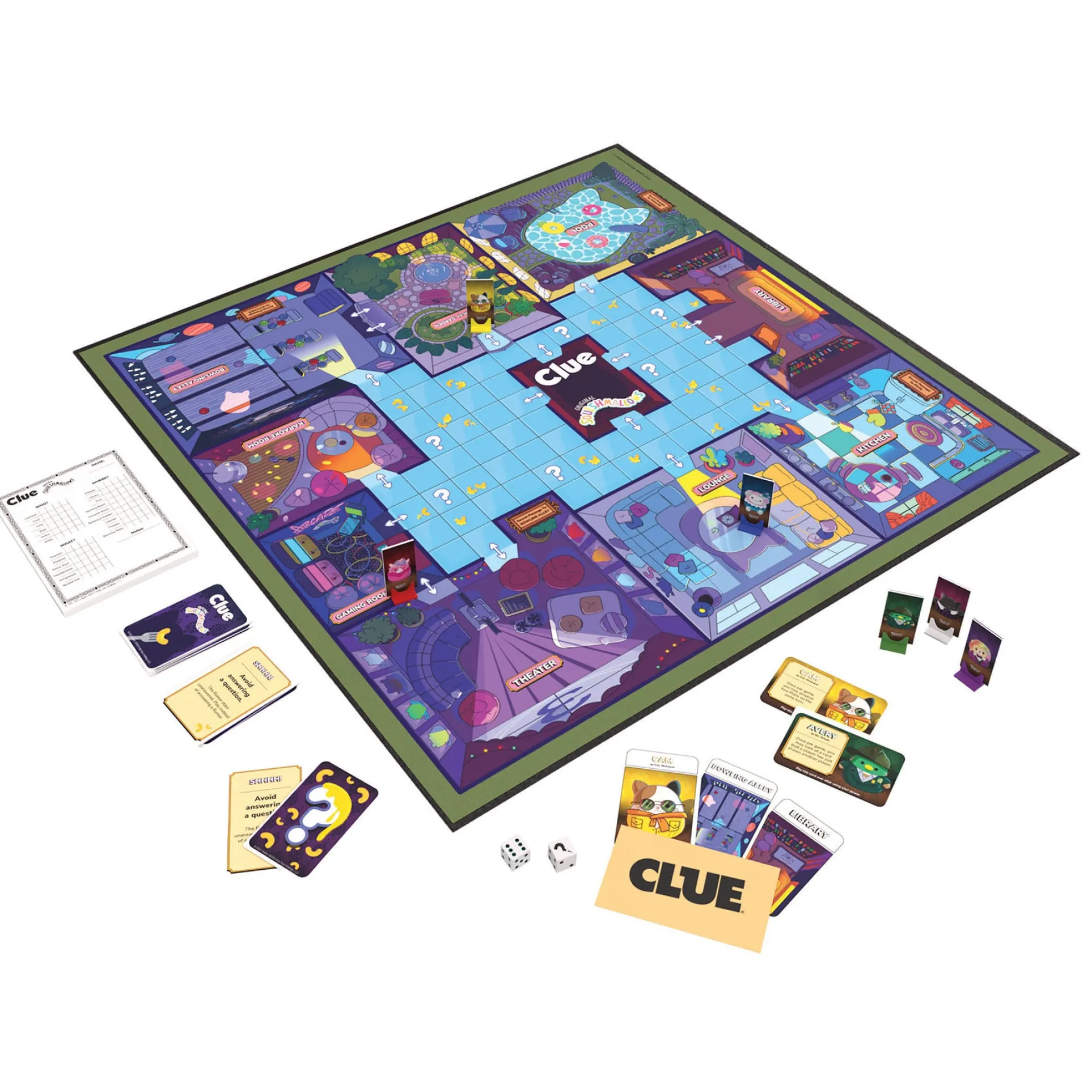 Squishmallows CLUE® Mystery Board Game by USAopoly