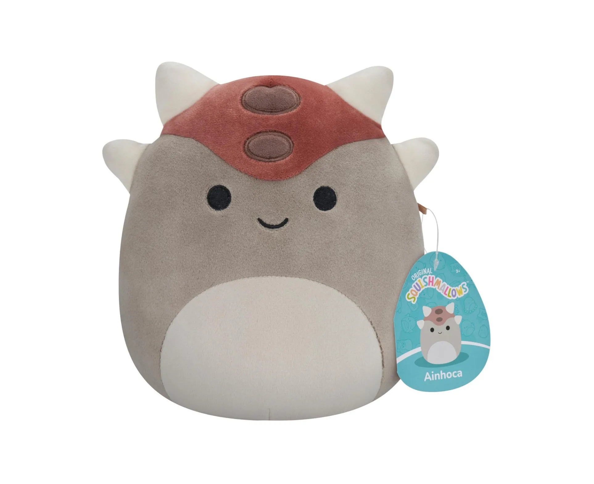 Squishmallows 8-inch Ainhoca Armored Dino Super Soft Plush Toy