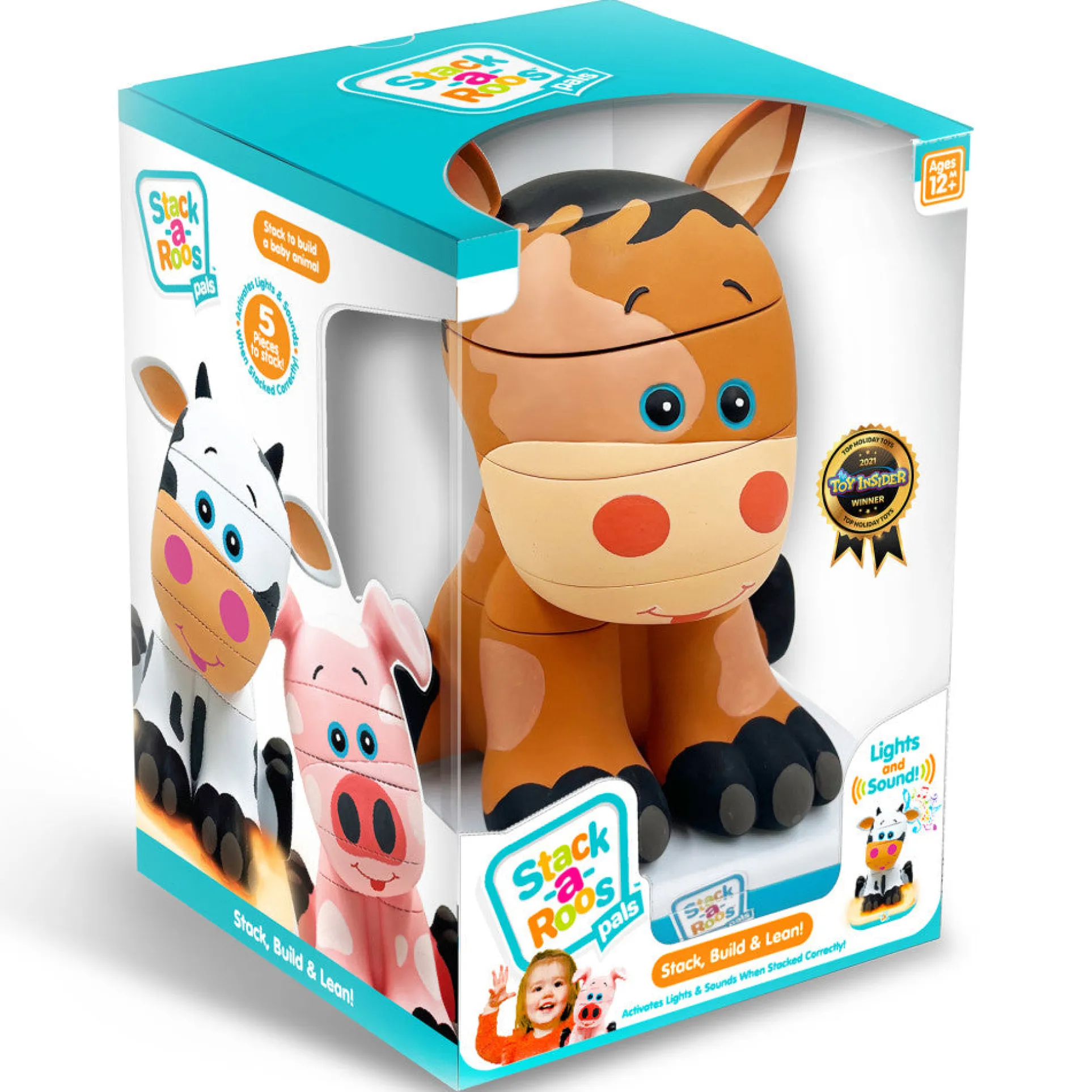 Stack-a-Roos Pals: Baby Horse ‚Äì Interactive Toddler Stacking Toy