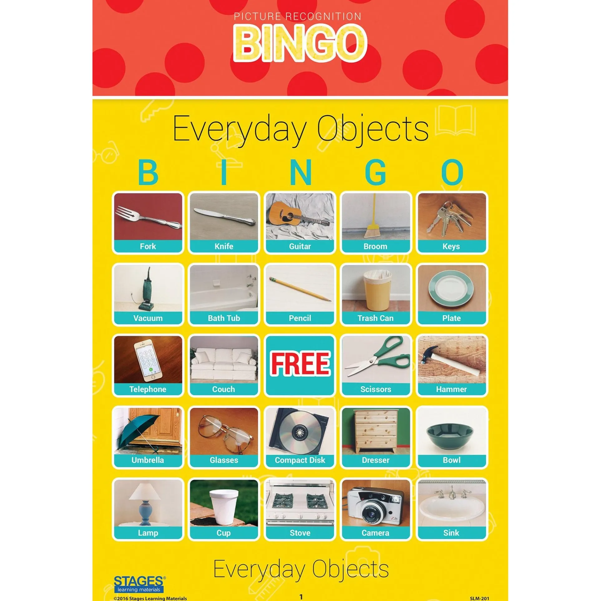 Stages Learning Bingo Games Set - Picture Recognition - Multilingual Play