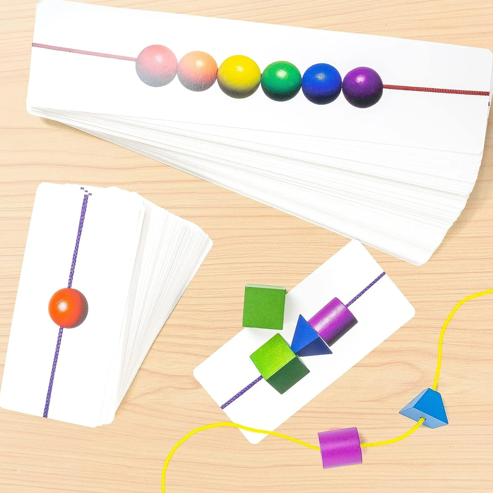 Stages Learning Language Builder Stringing Beads Set - 144 Pieces