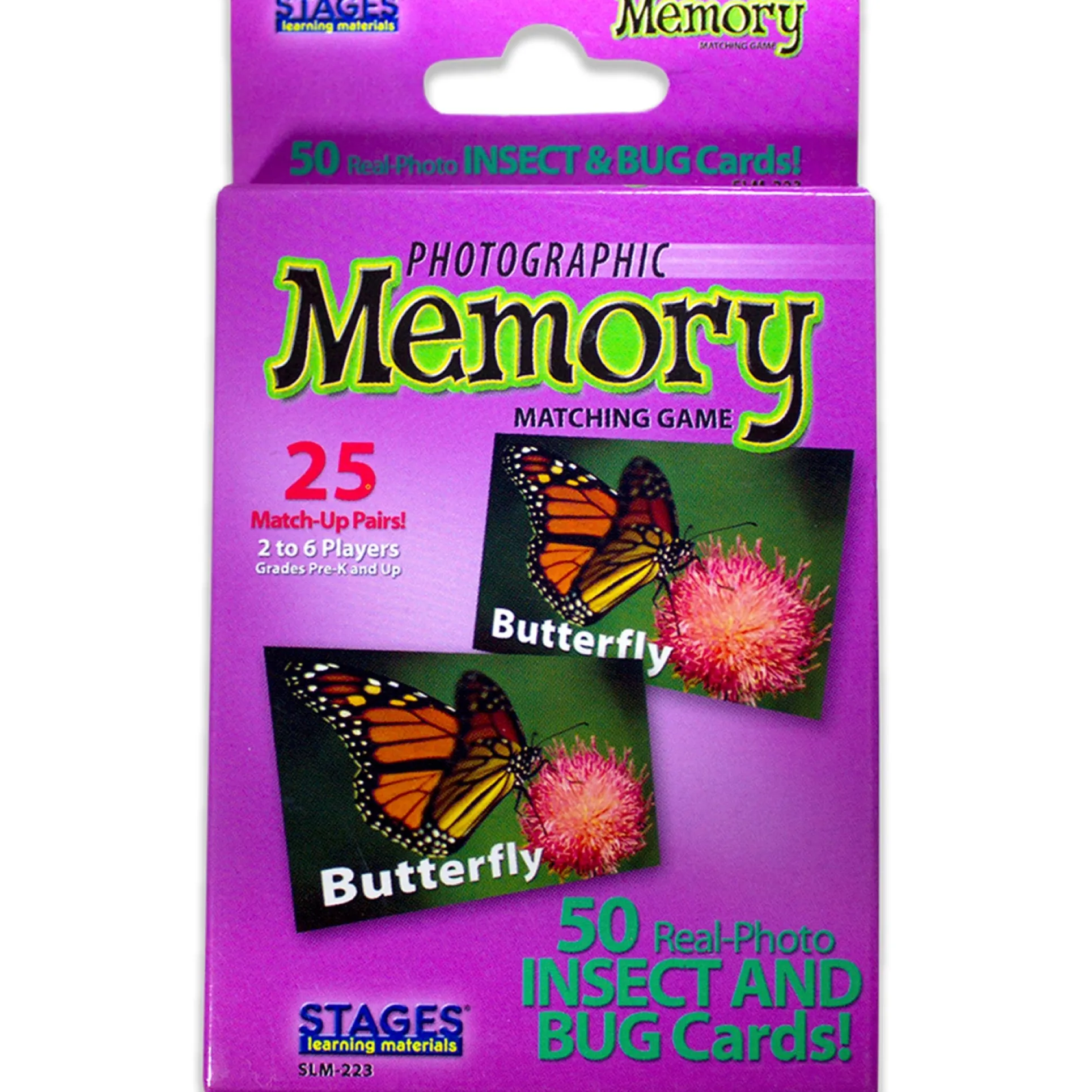 Stages Learning Materials - Memory Matching Game - Insects & Bugs - 3 Pack