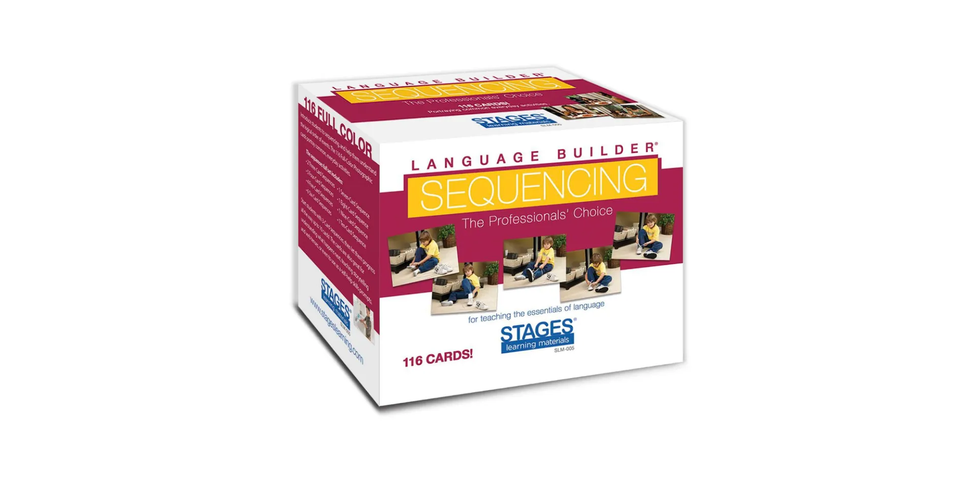 Stages Learning Materials Language Builder - Picture Sequencing Cards - Educational Toy