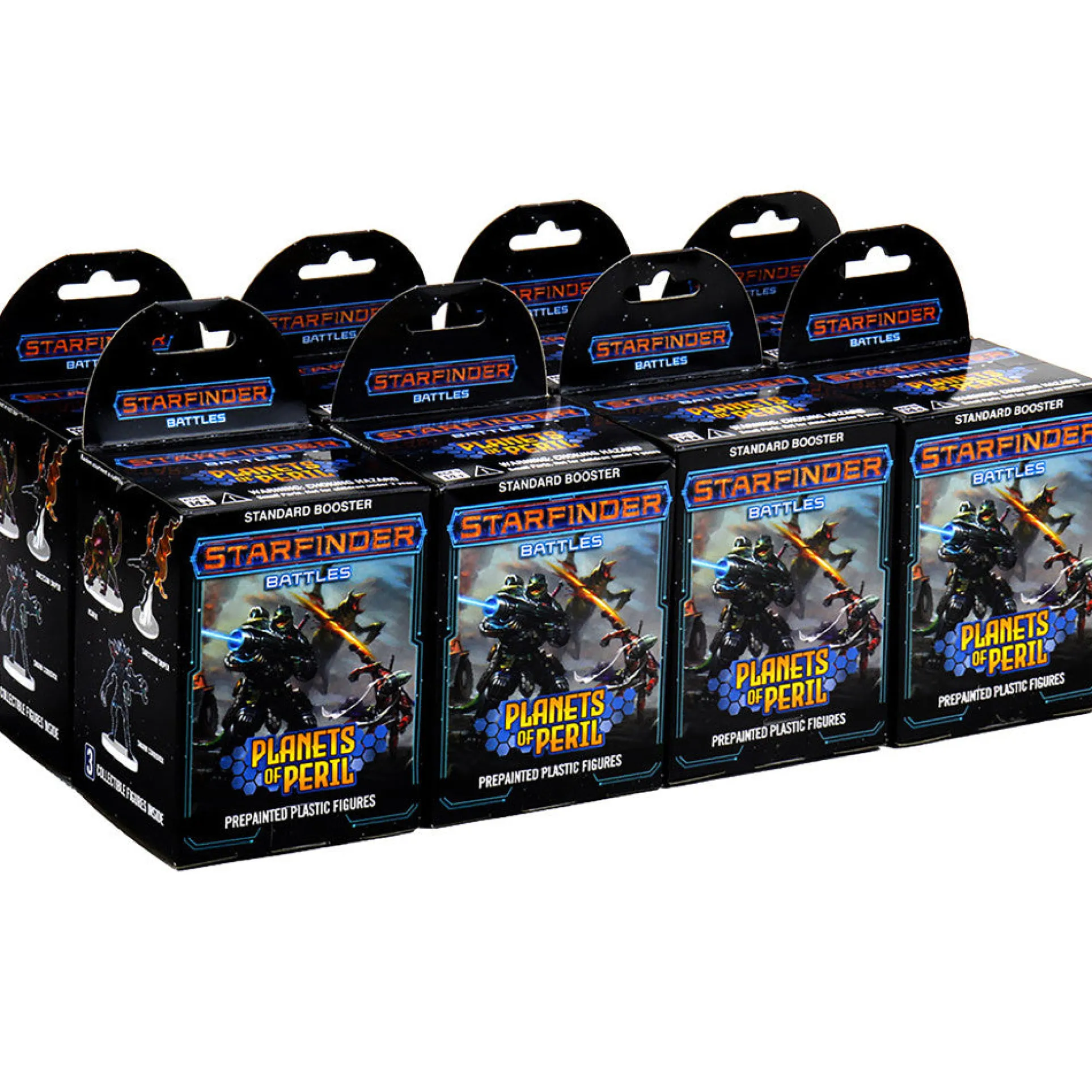 Starfinder Battles: Planets of Peril 8 ct. Brick - 32 Pre-painted RPG Miniatures