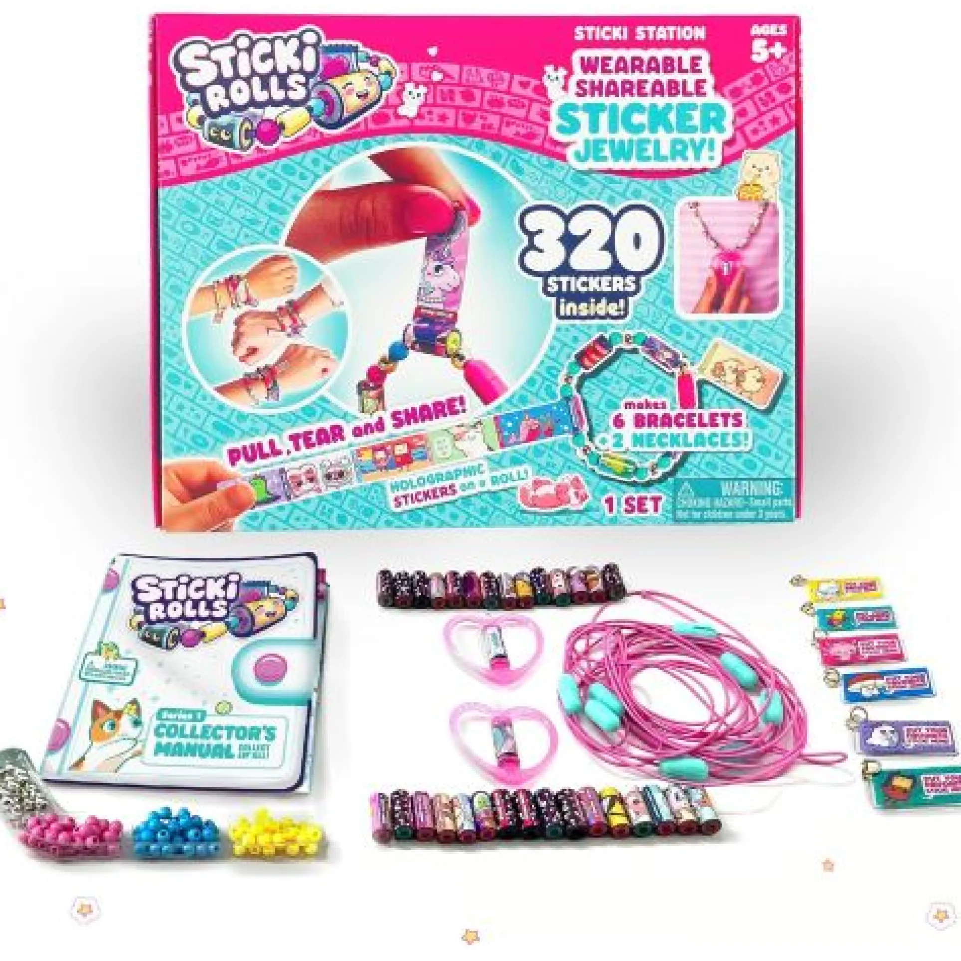 Sticki Rolls Bead Bash Jewelry Maker Kit
