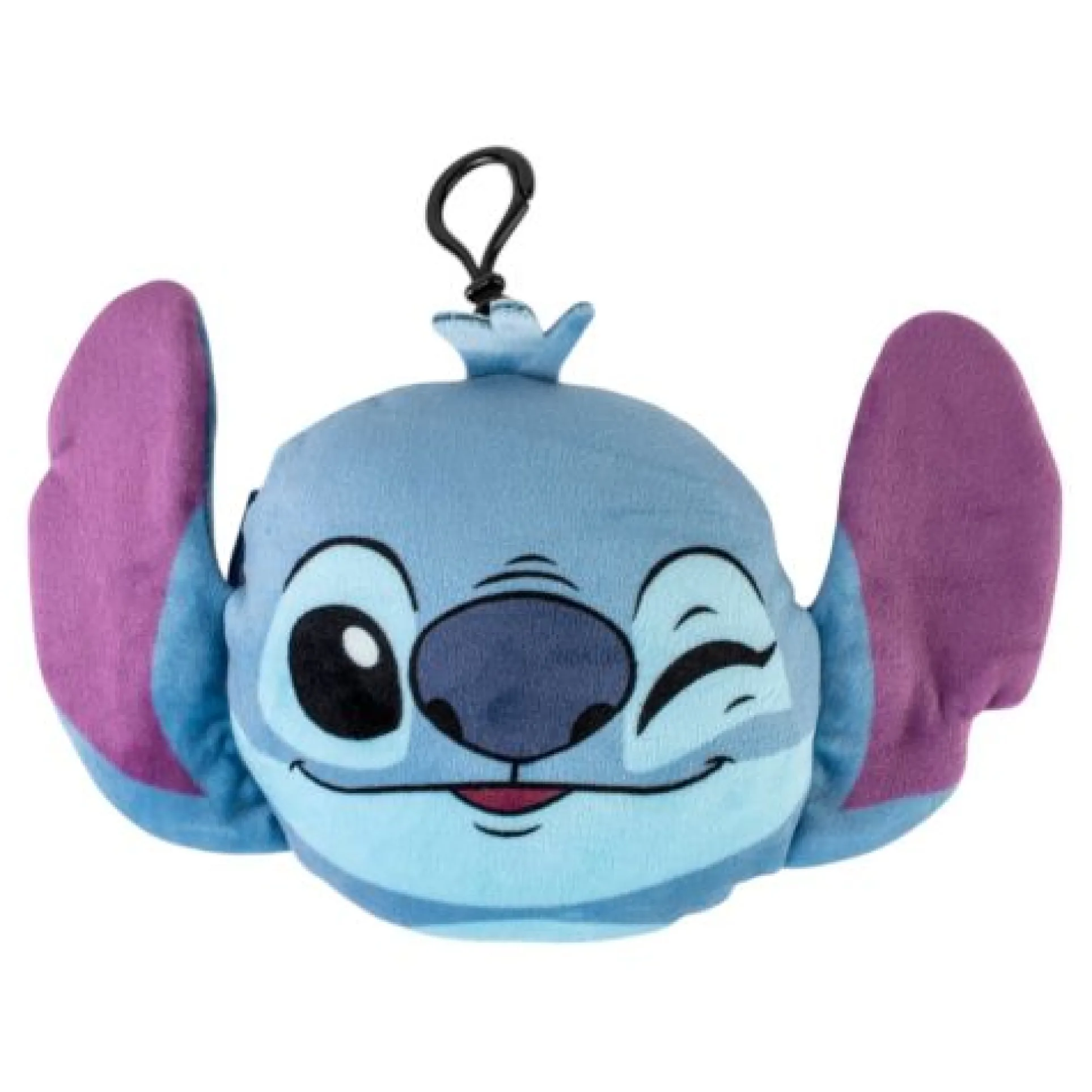 Stitch 5 inch Zipper Plush Head Clip-On Accessory