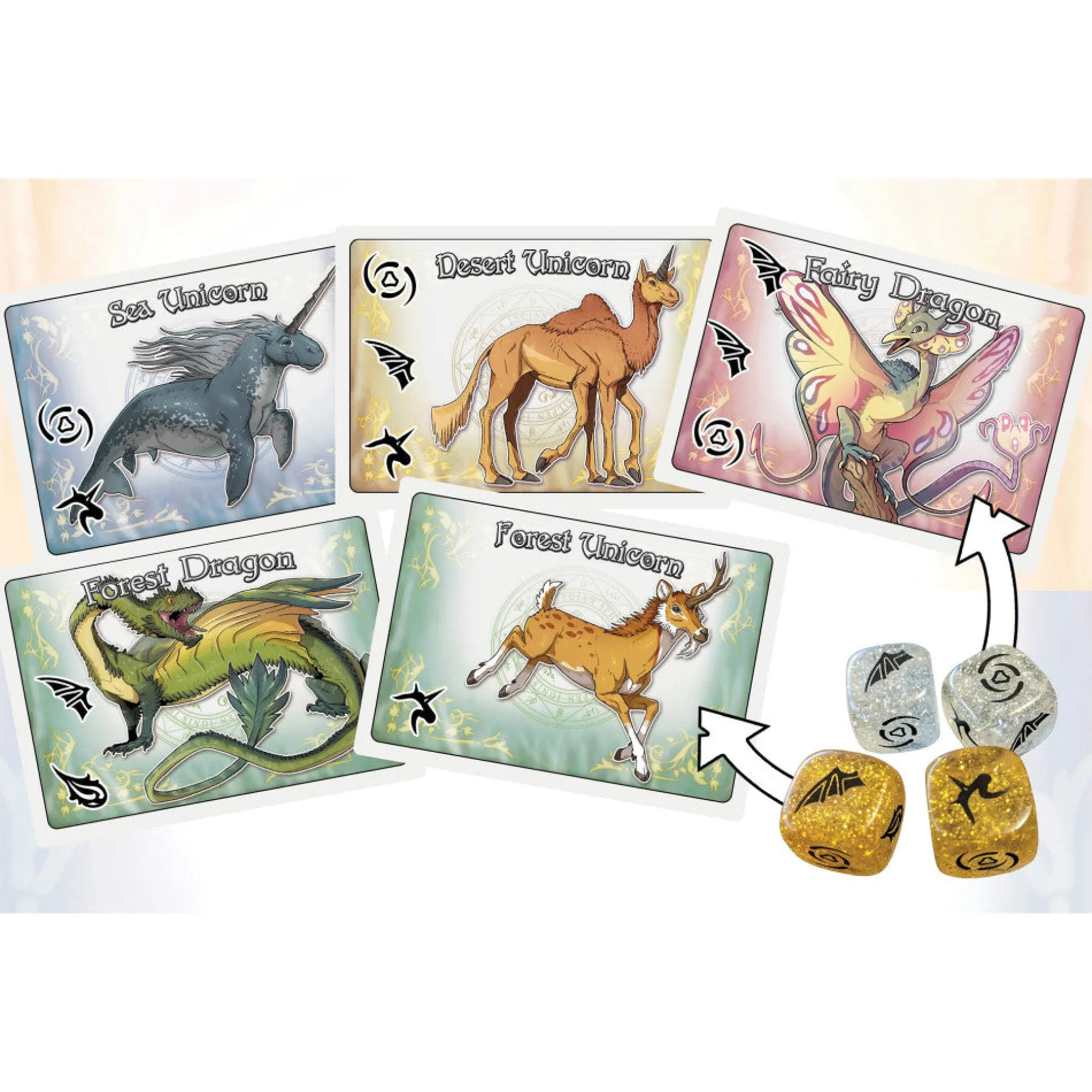 Strange Machine Games: Dragon & Unicorn Collector - Fantasy Card Game for Ages 5+