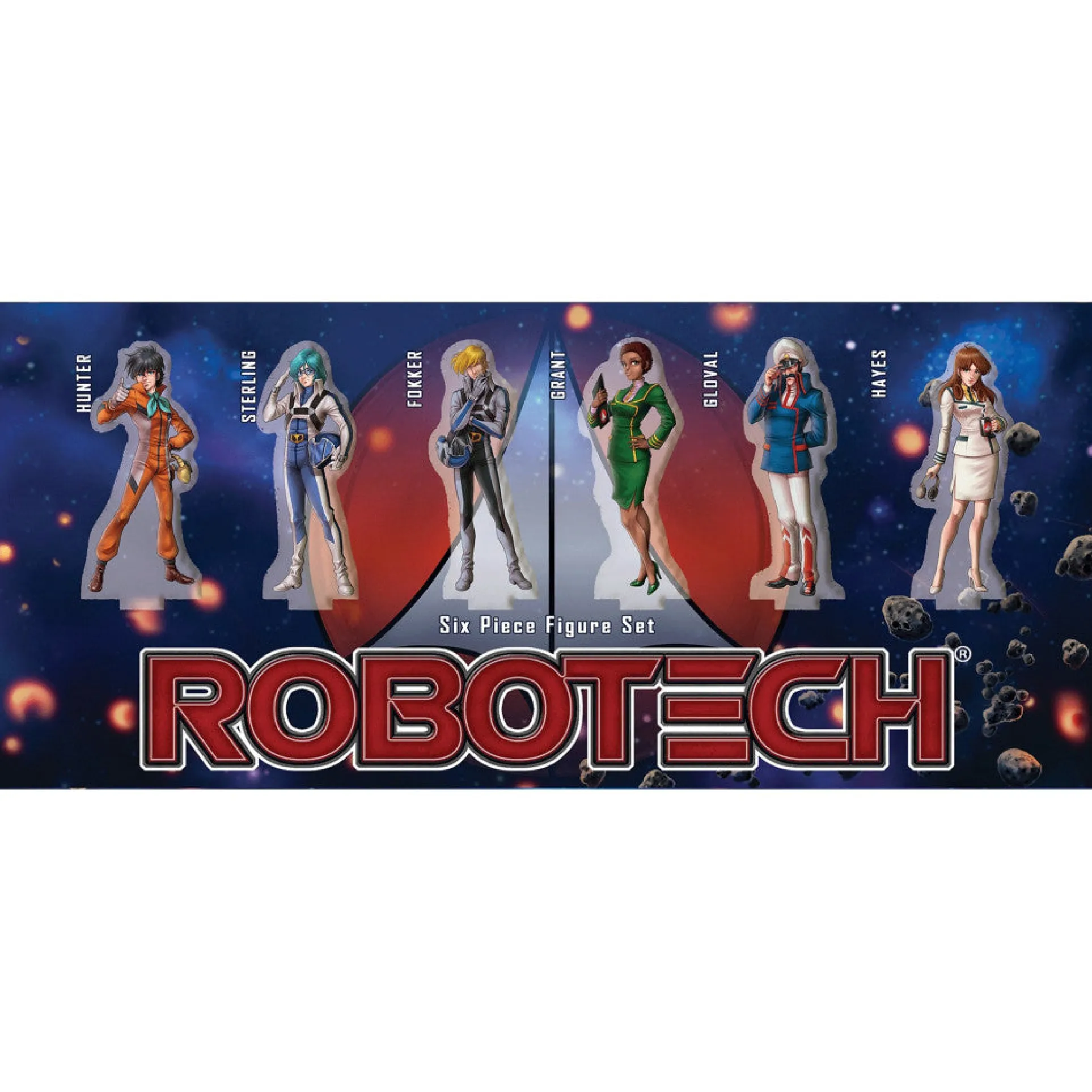 Strange Machine Games Robotech: Attack on The SDF-1 Colorful Acrylic Standees