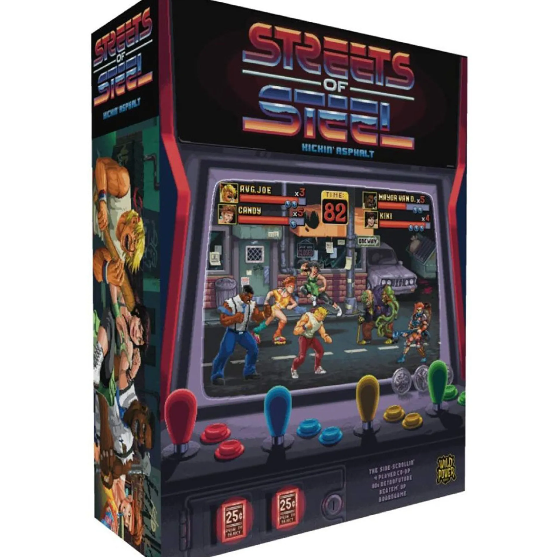 Streets of Steel: Kickin Asphalt Retro Tabletop Arcade Game