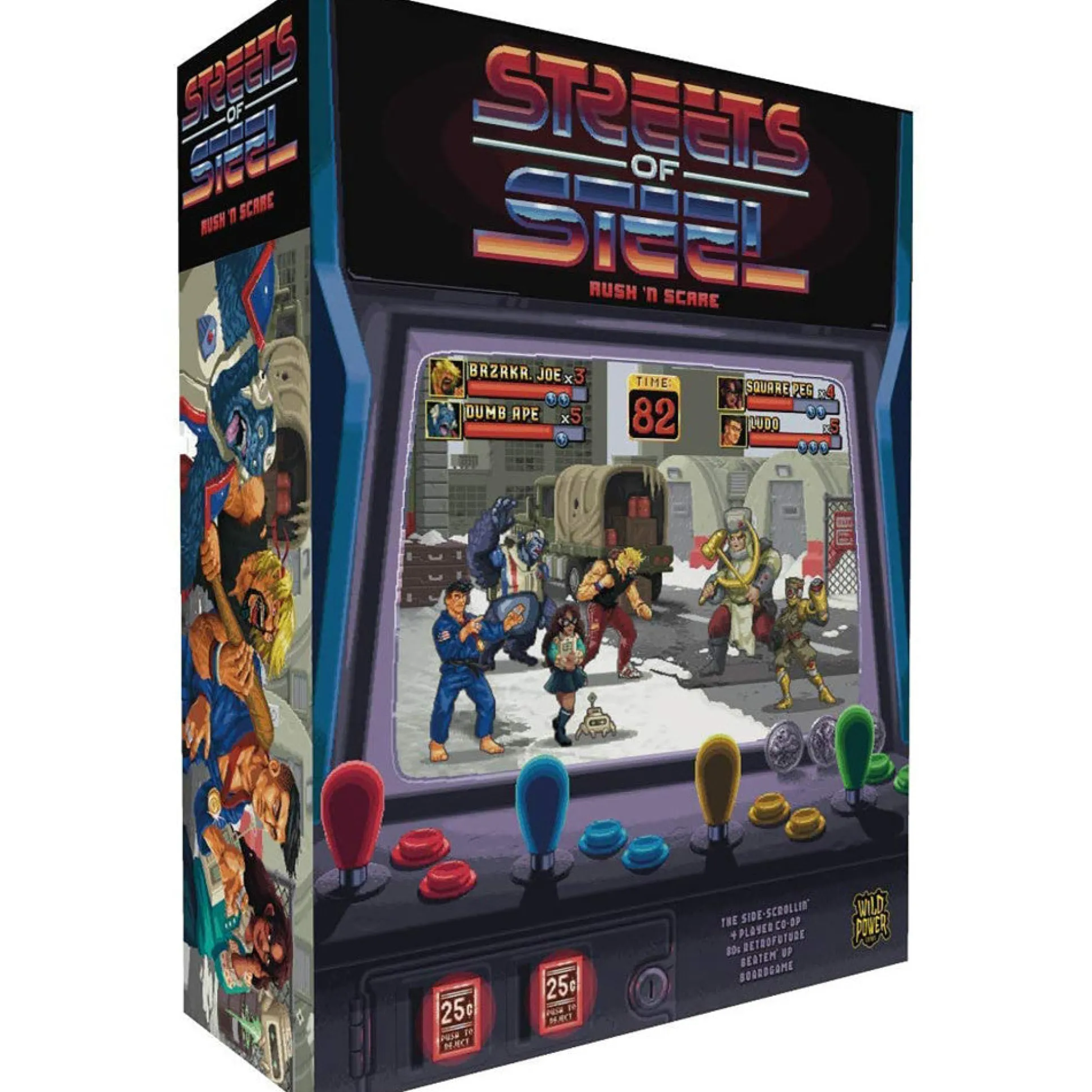 Streets of Steel: Rush N Scare Retro Tabletop Arcade Game