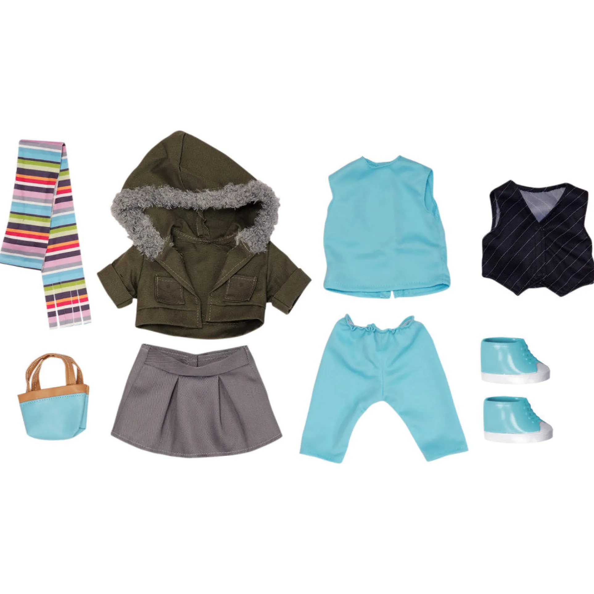 Style Girls Chic 18" Doll Outfit - Jacket & Scarf Ensemble