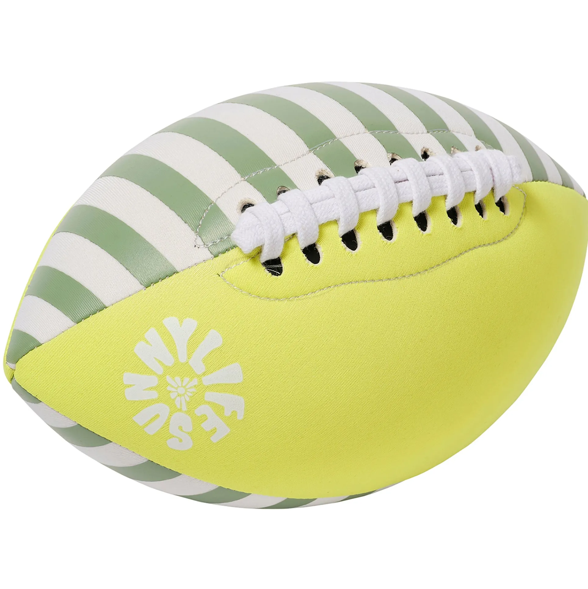 Sunnylife 9" Neoprene Football - Citrus Stripe Inflatable Pool Toy