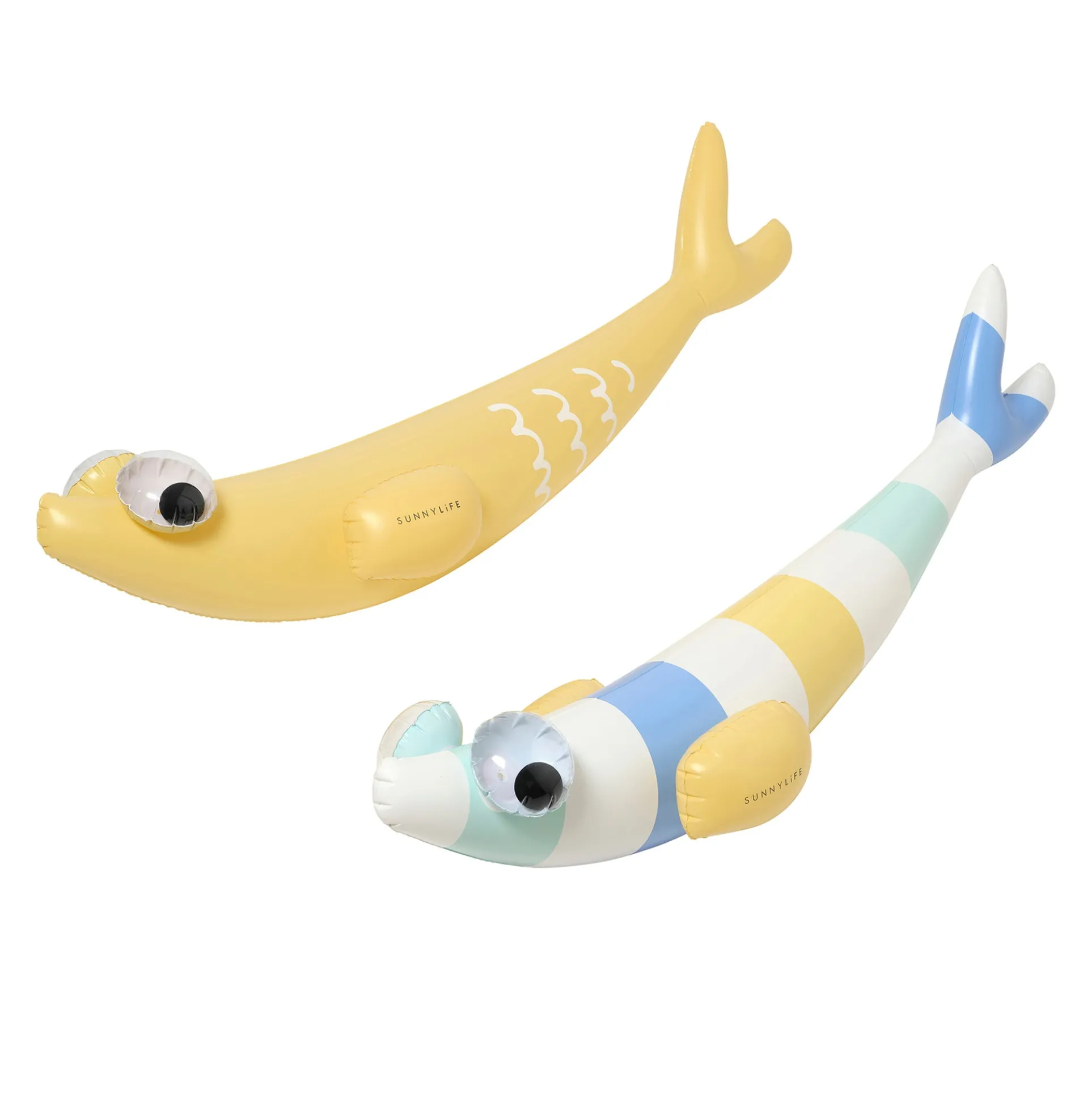 Sunnylife Kids Inflatable Finn The Fish Pool Noodles, Set of 2