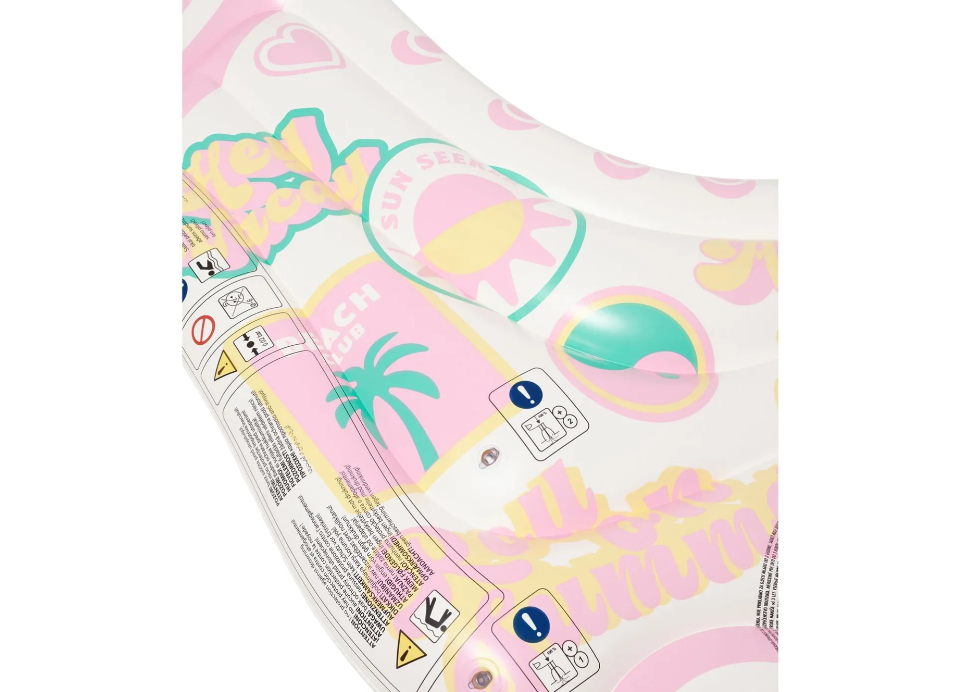 Sunnylife Kids Roller Skate Pool Float - Summer Sherbert Lie-On Lounge