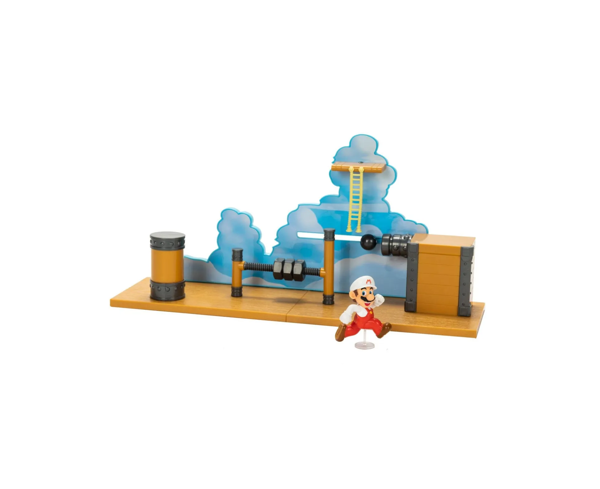Super Mario Airship Deck Interactive Playset with Mario Figure