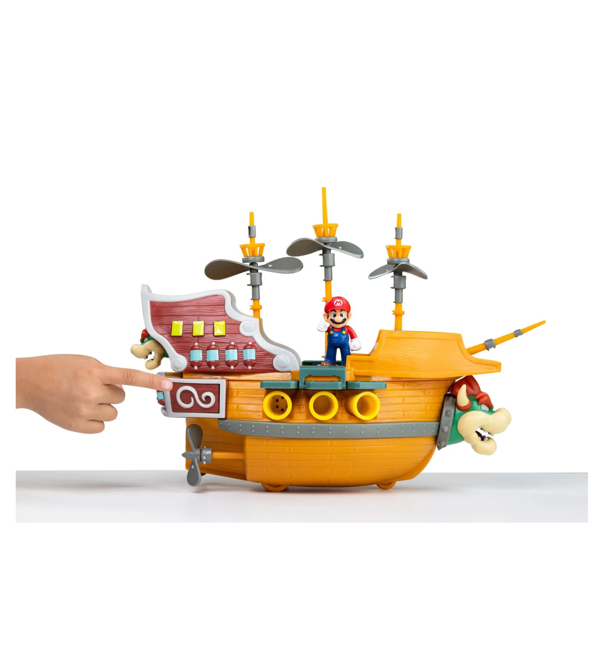 Super Mario Deluxe Bowsers Ship Playset