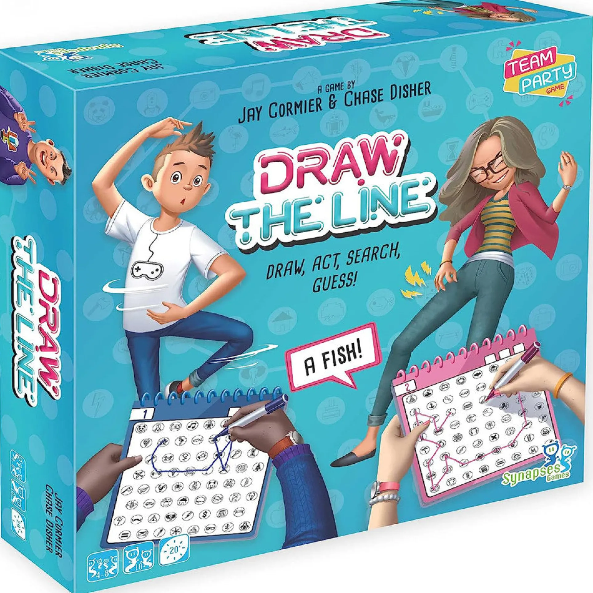 Synapses Games Draw The Line Interactive Party Game