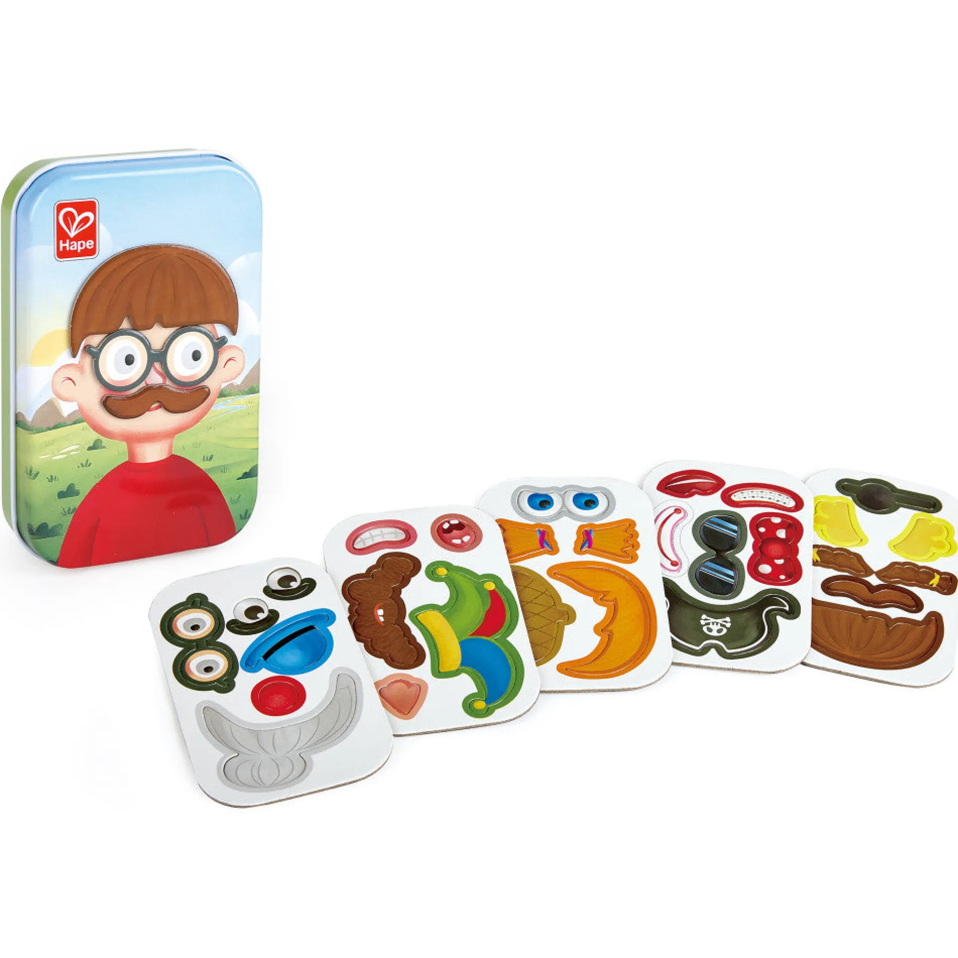 Hape Magnetic Funny Face Game - 29 Creative Mix & Match Features