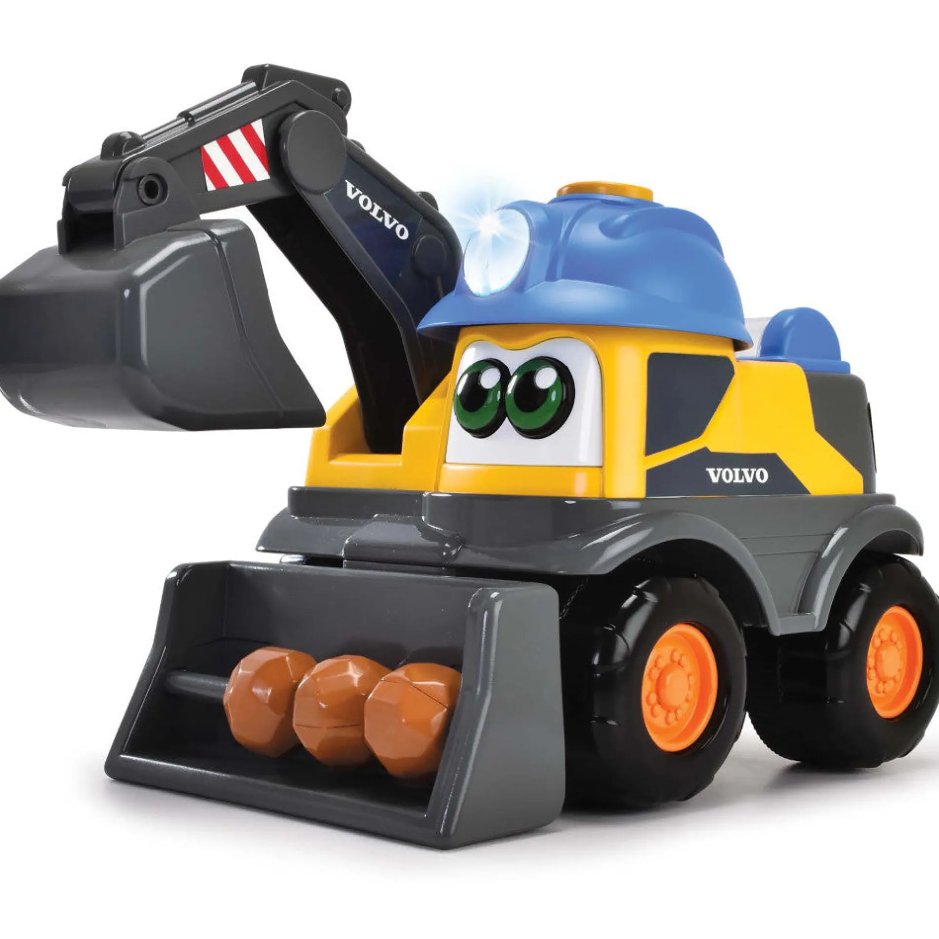 Dickie Toys ABC Volvo Danny Digger - Motorized Excavator Toy, Ages 3+