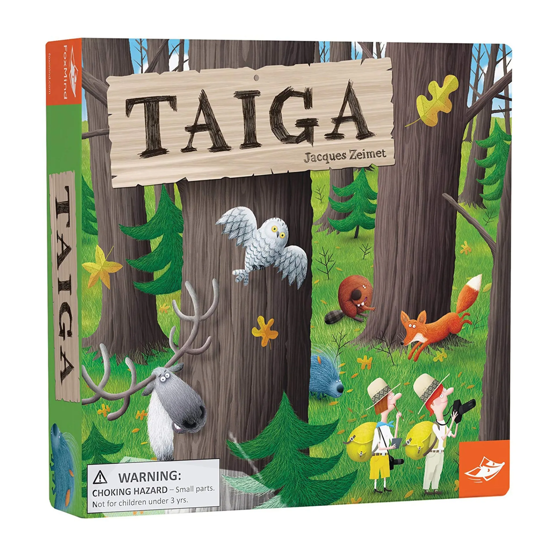 Taiga Wilderness Memory Game - Discover Hidden Animals