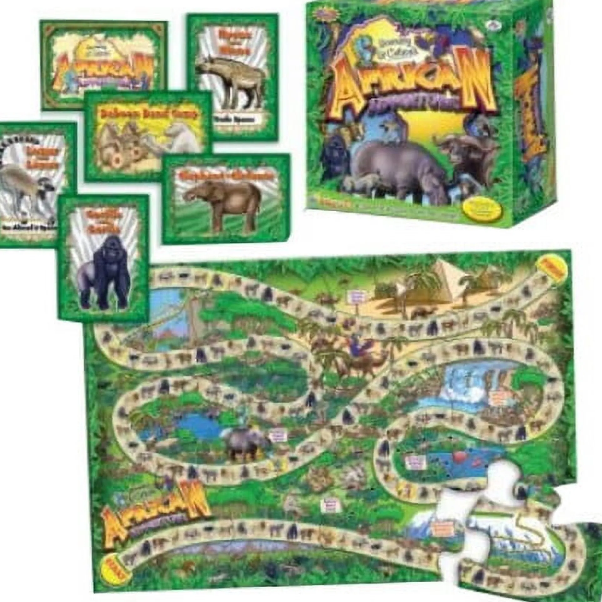 Talicor African Adventure Bilingual Jungle Puzzle Game