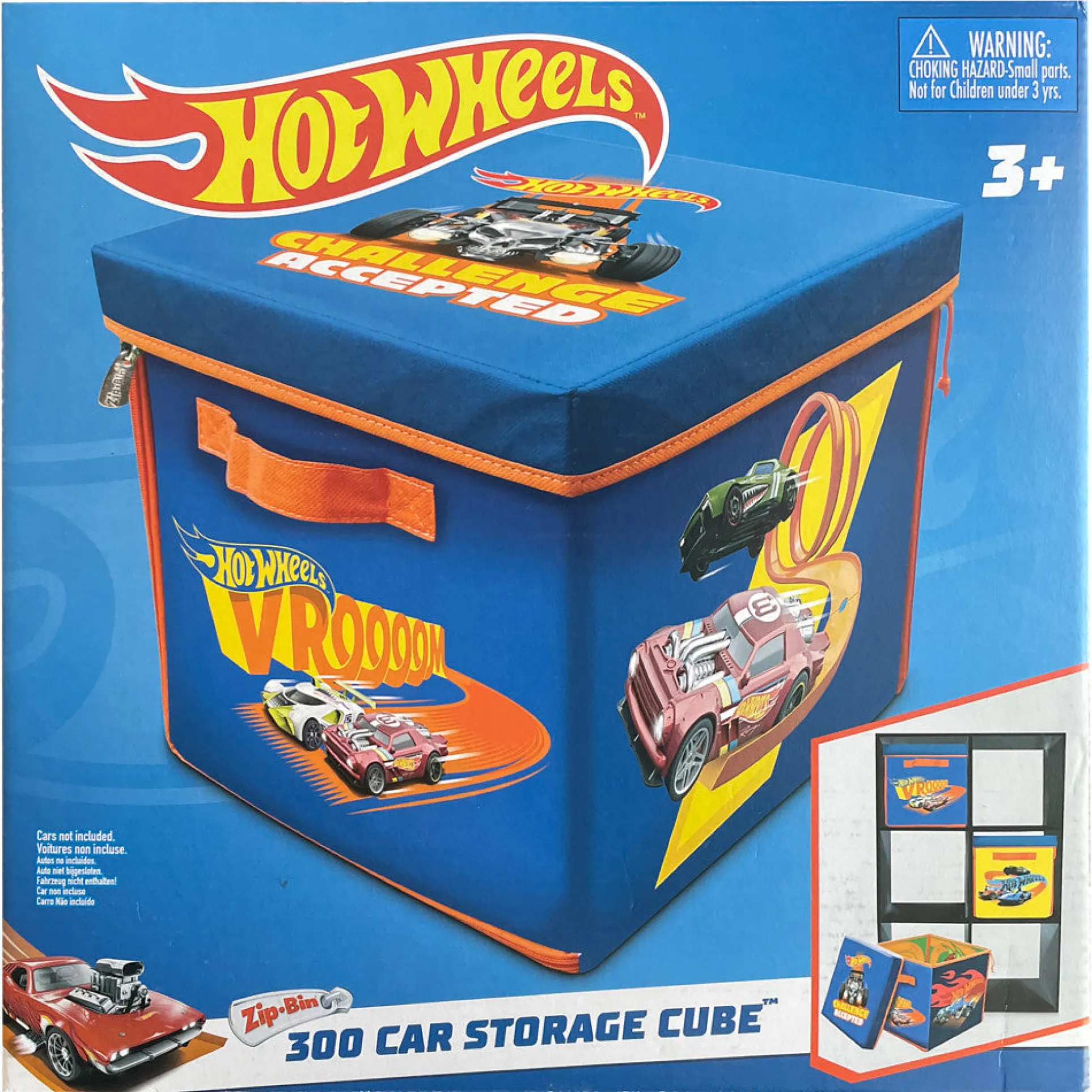 Tara Toy Hot Wheels ZipBin 300 Car Storage Cube and Playmat