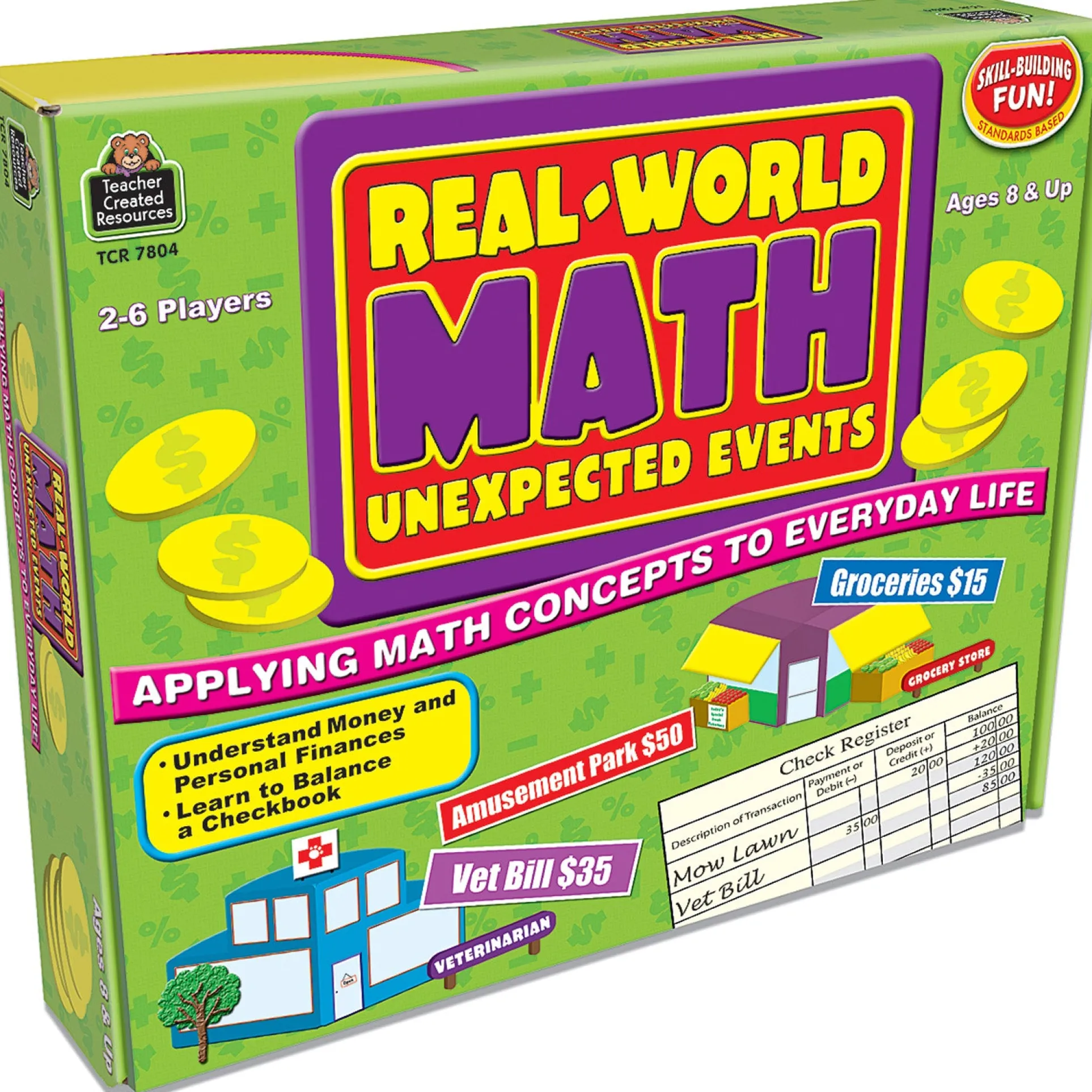 Teacher Created Resources Real World Math: Unexpected Events Game - Financial Fun