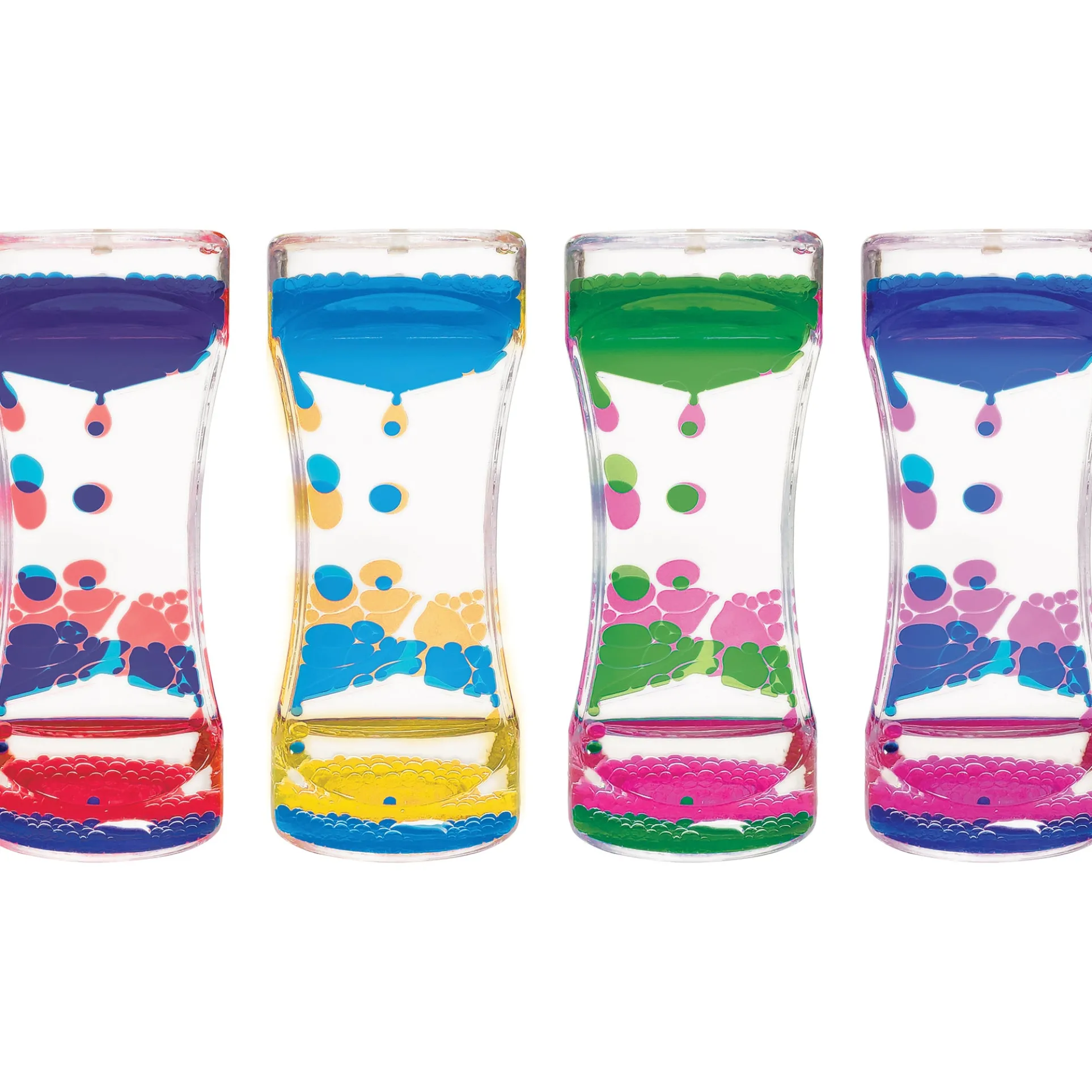 Teacher Created Resources Liquid Motion Bubbler Set - 4 Count - Assorted Colors