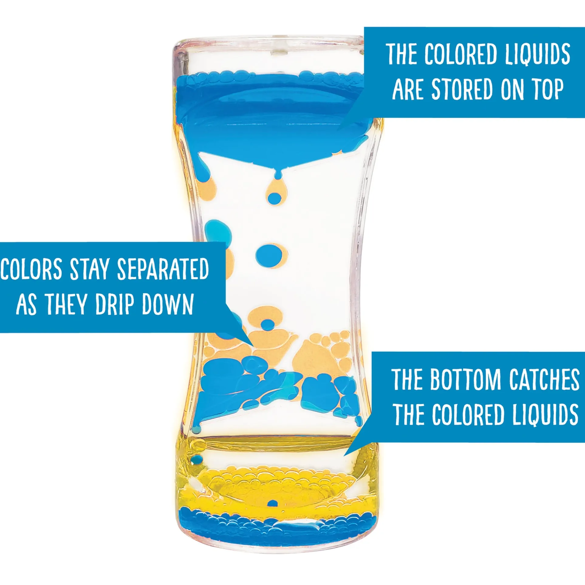 Teacher Created Resources Liquid Motion Bubbler Set - 4 Count - Assorted Colors