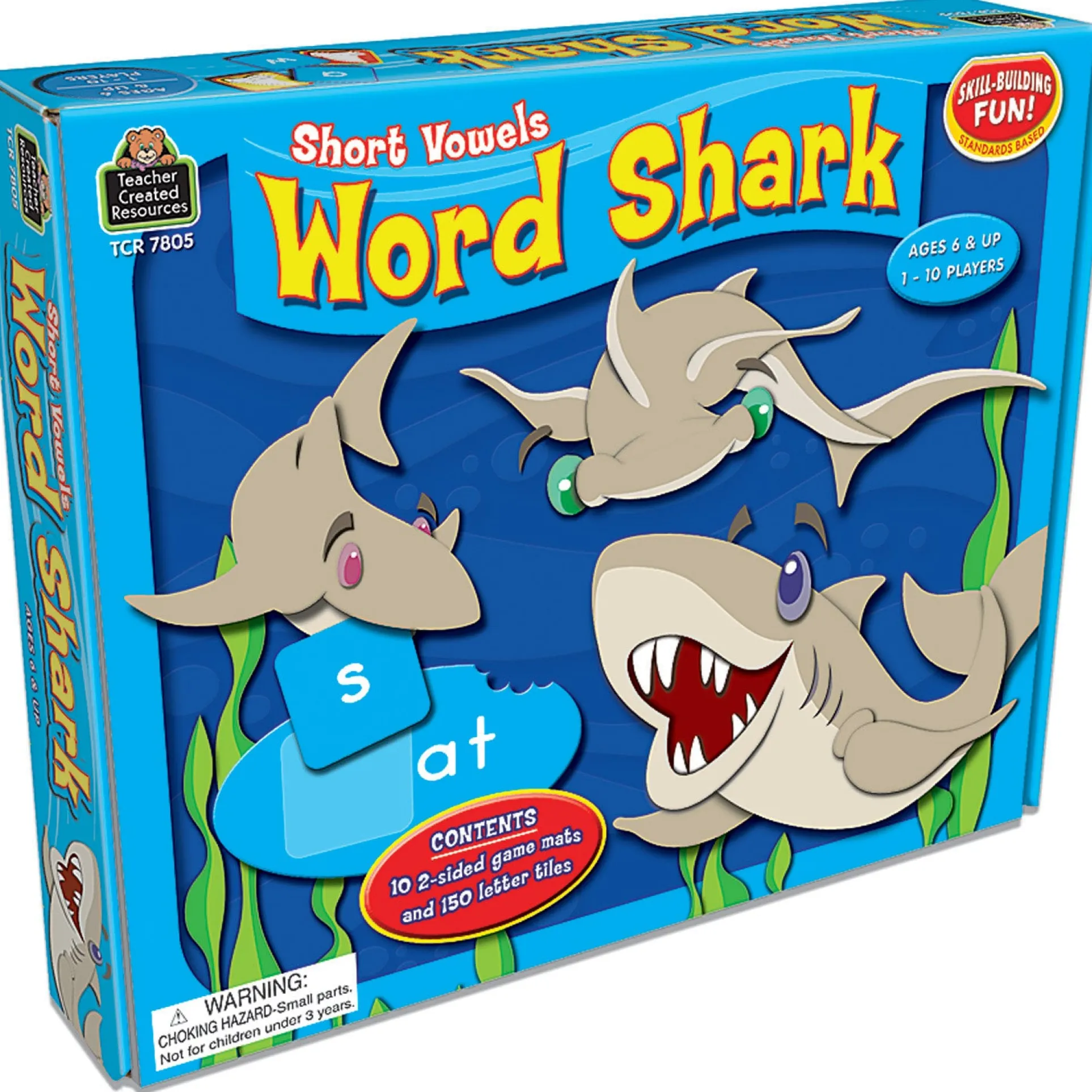 Teacher Created Resources Word Shark - Short Vowels Game