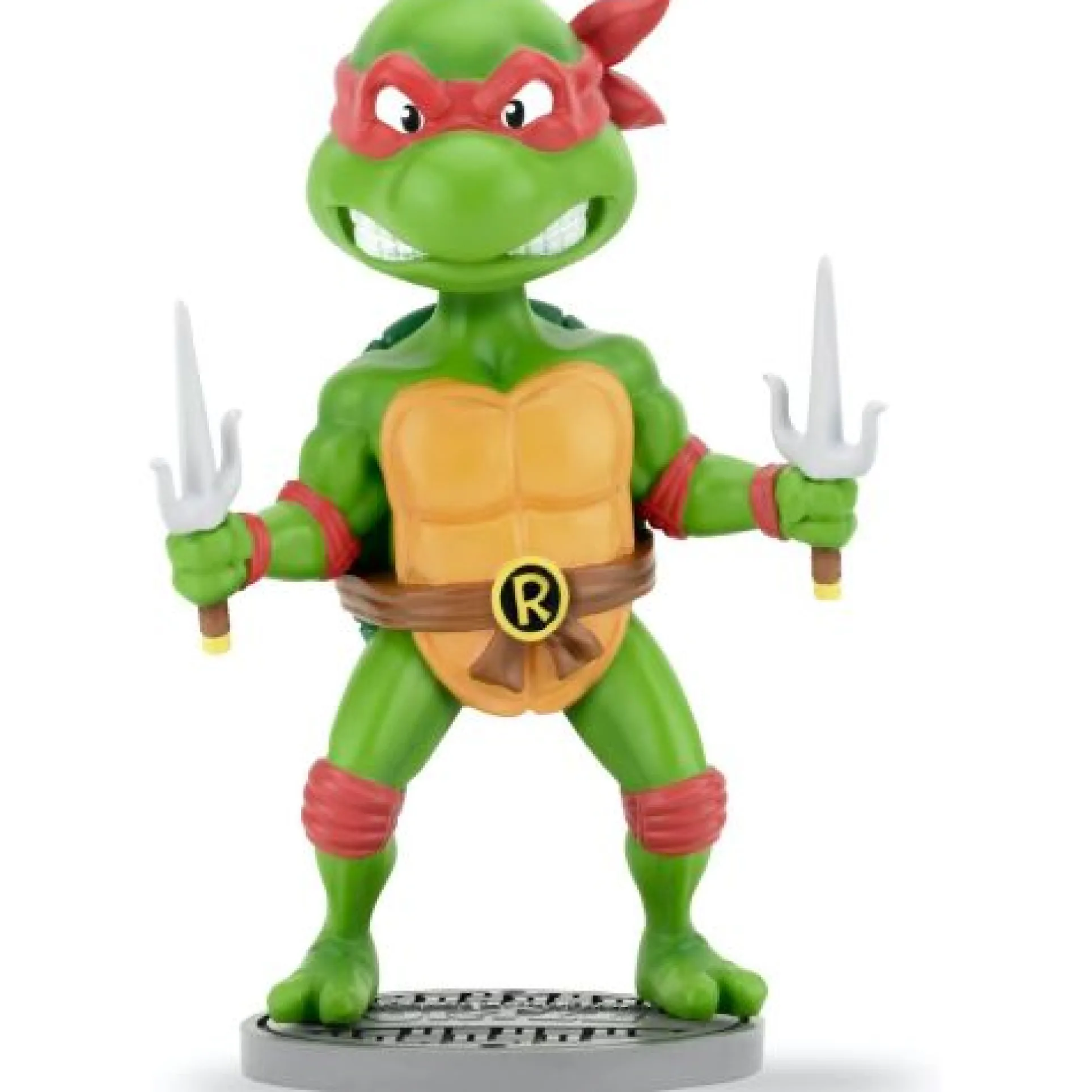 Teenage Mutant Ninja Turtles 6.5 Inch Head Knocker - Raphael Collectible Figure