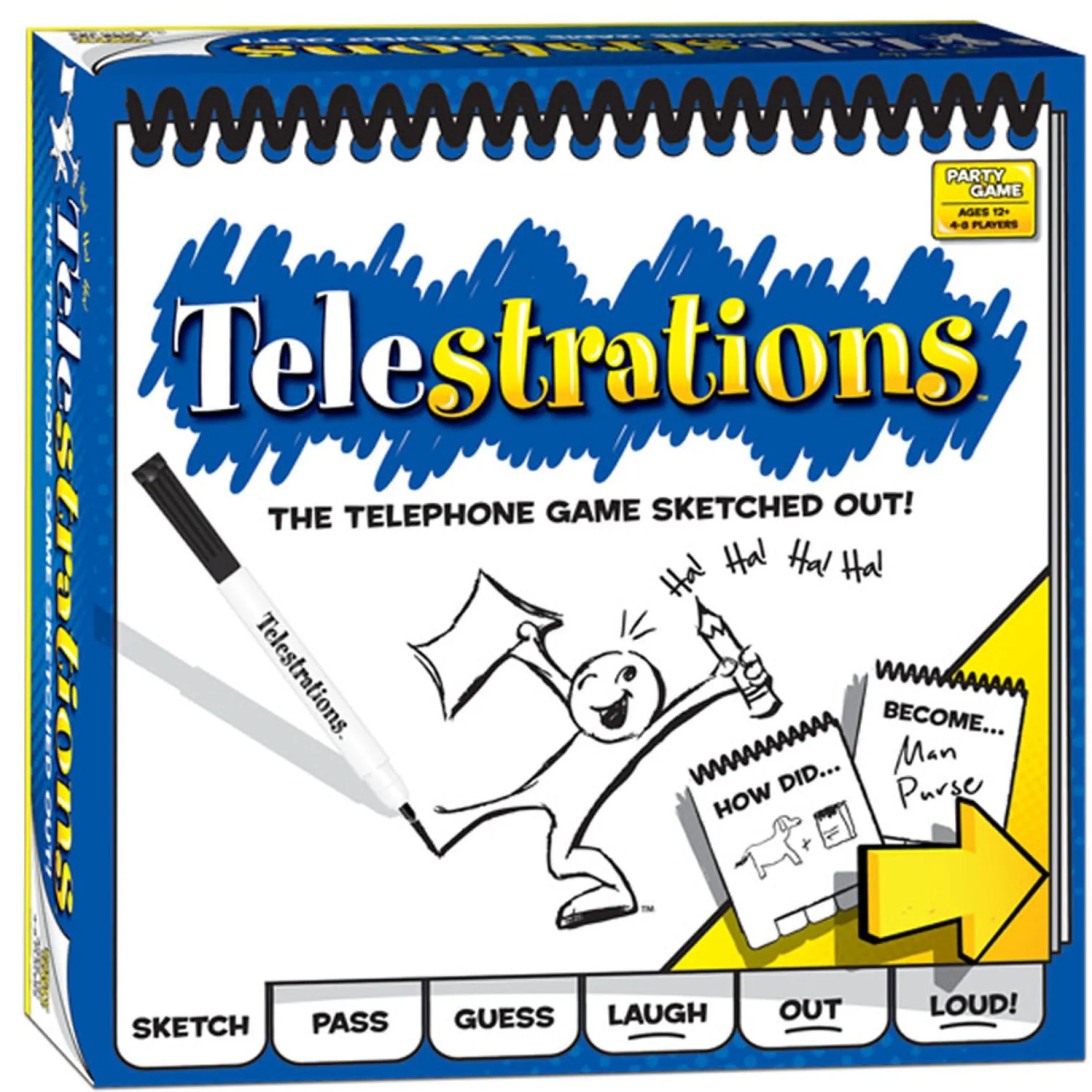 Telestrations Original 8 Player Party Game - USAopoly
