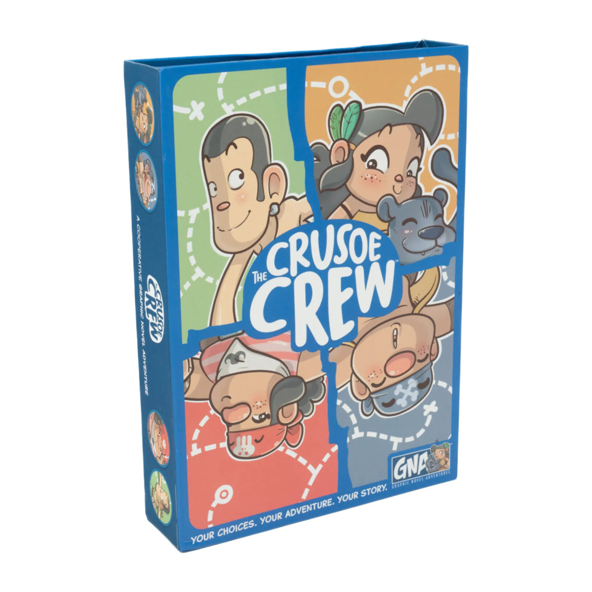 The Crusoe Crew 4-Player Graphic Novel Adventure Set