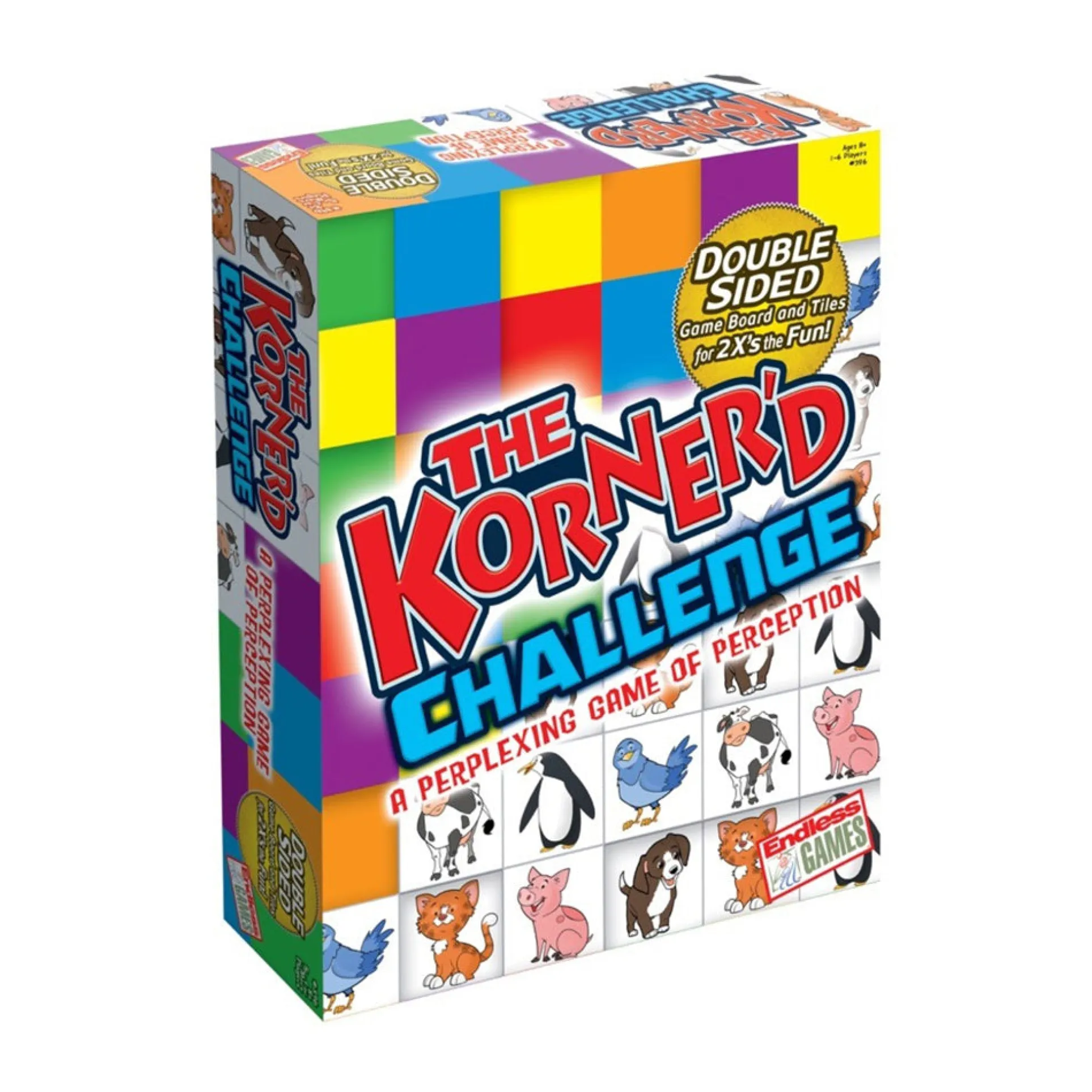 The Korner'd Challenge Double-Sided Puzzle Board Game