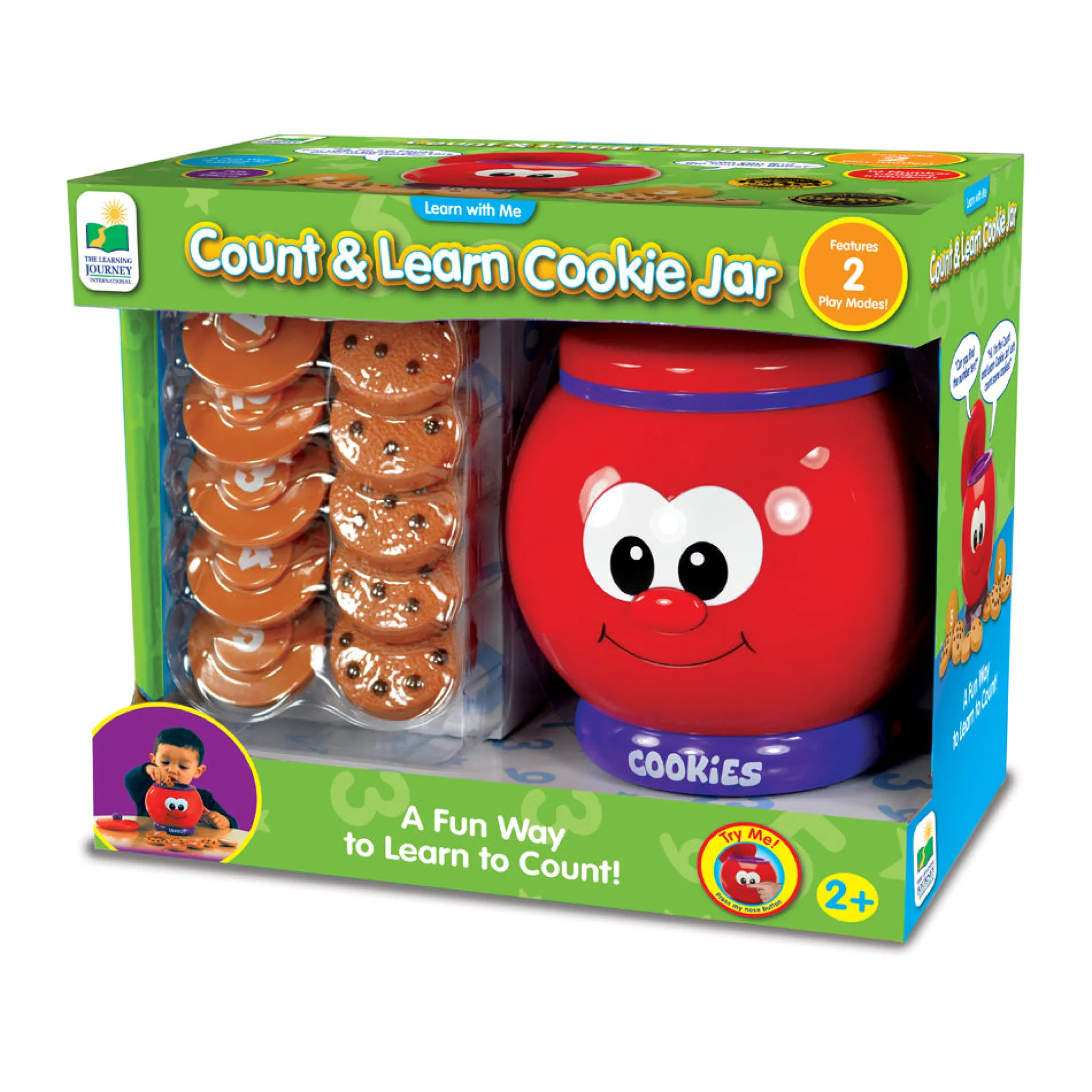 The Learning Journey Count & Learn Cookie Jar - Interactive Counting Toy