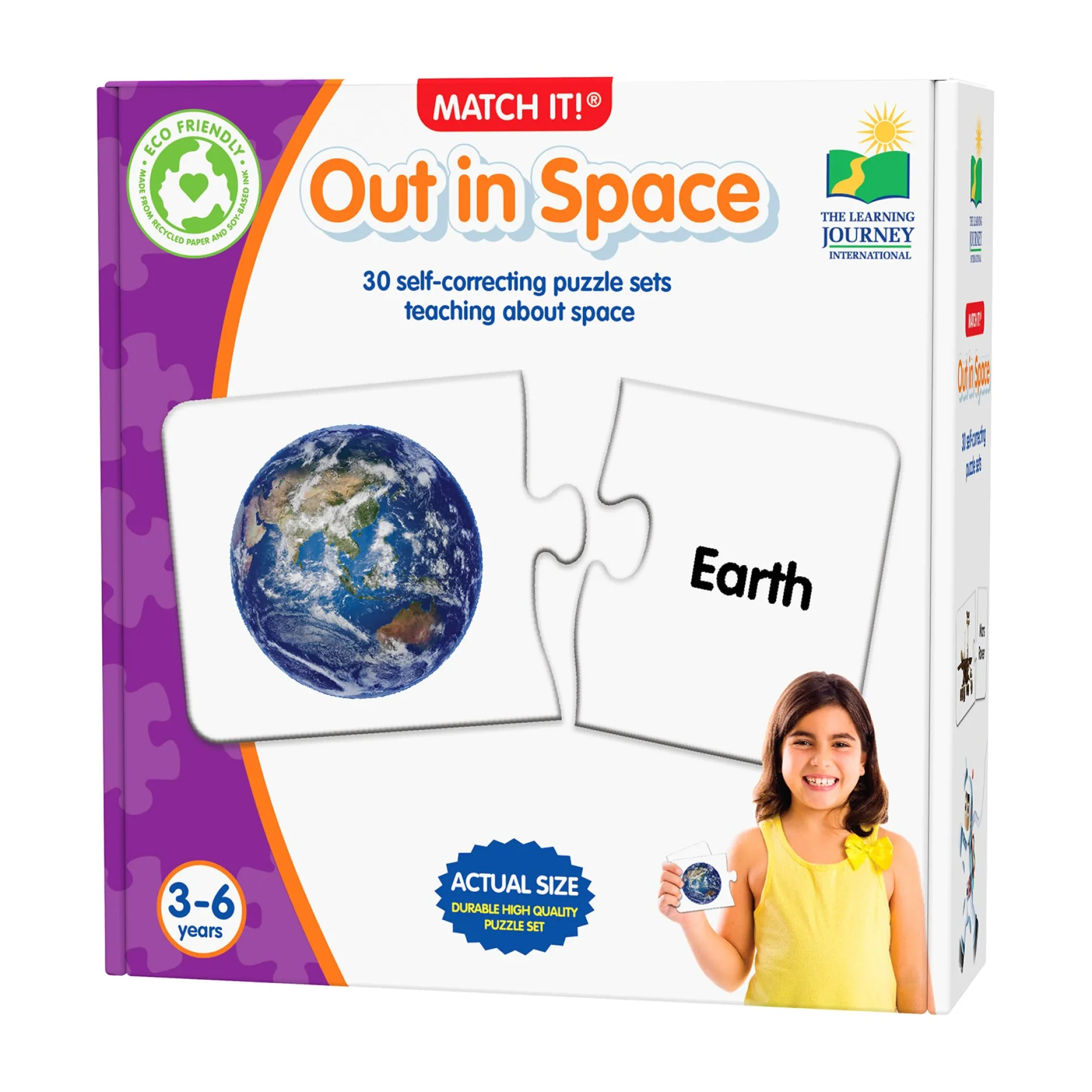 The Learning Journey Match It! - Out in Space - Educational Puzzle Game